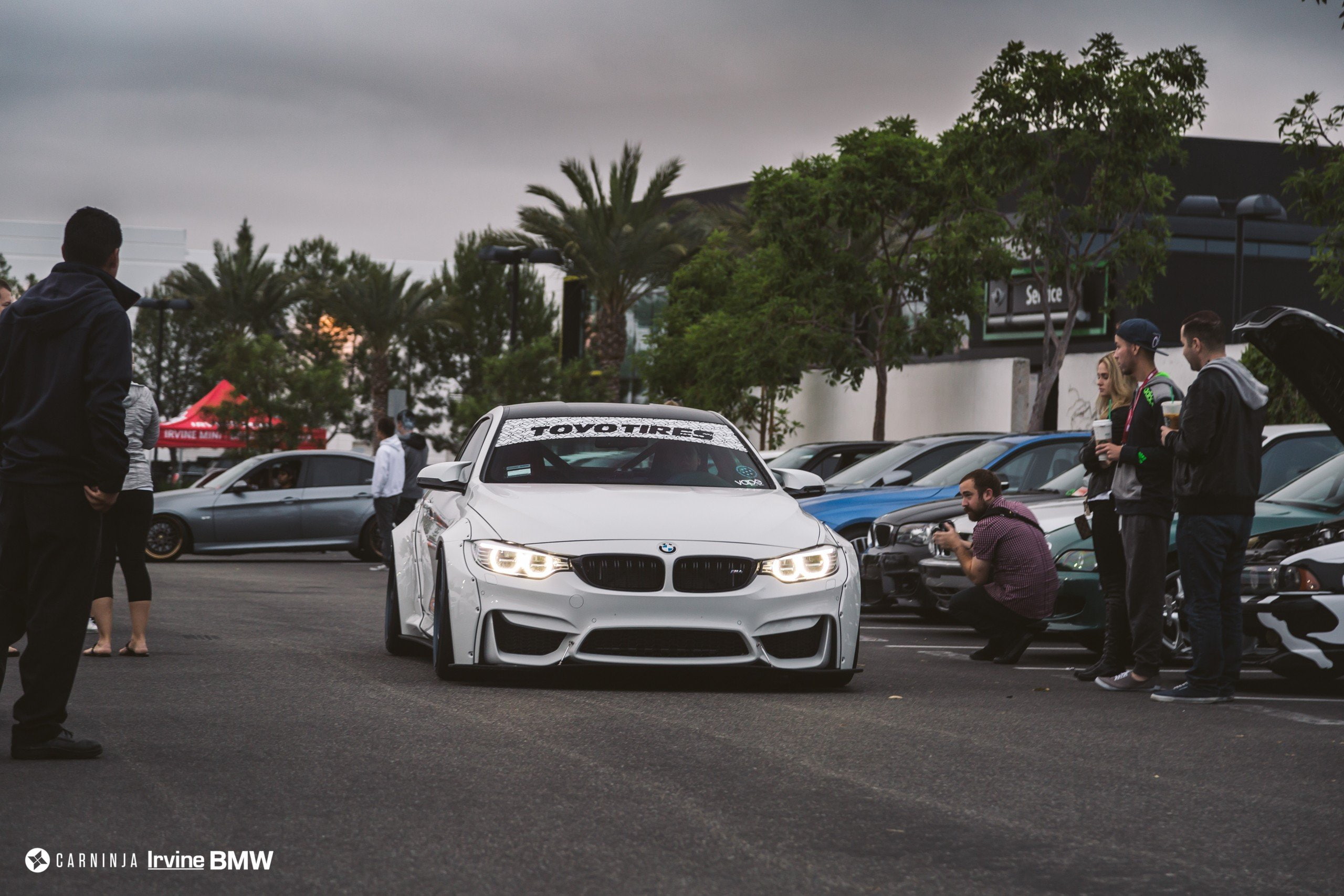 bmw m4 coupe bmw m4 cabrio bmw m4 lb performance lb works car low vossen street carninja, 2K, HD Wallpaper