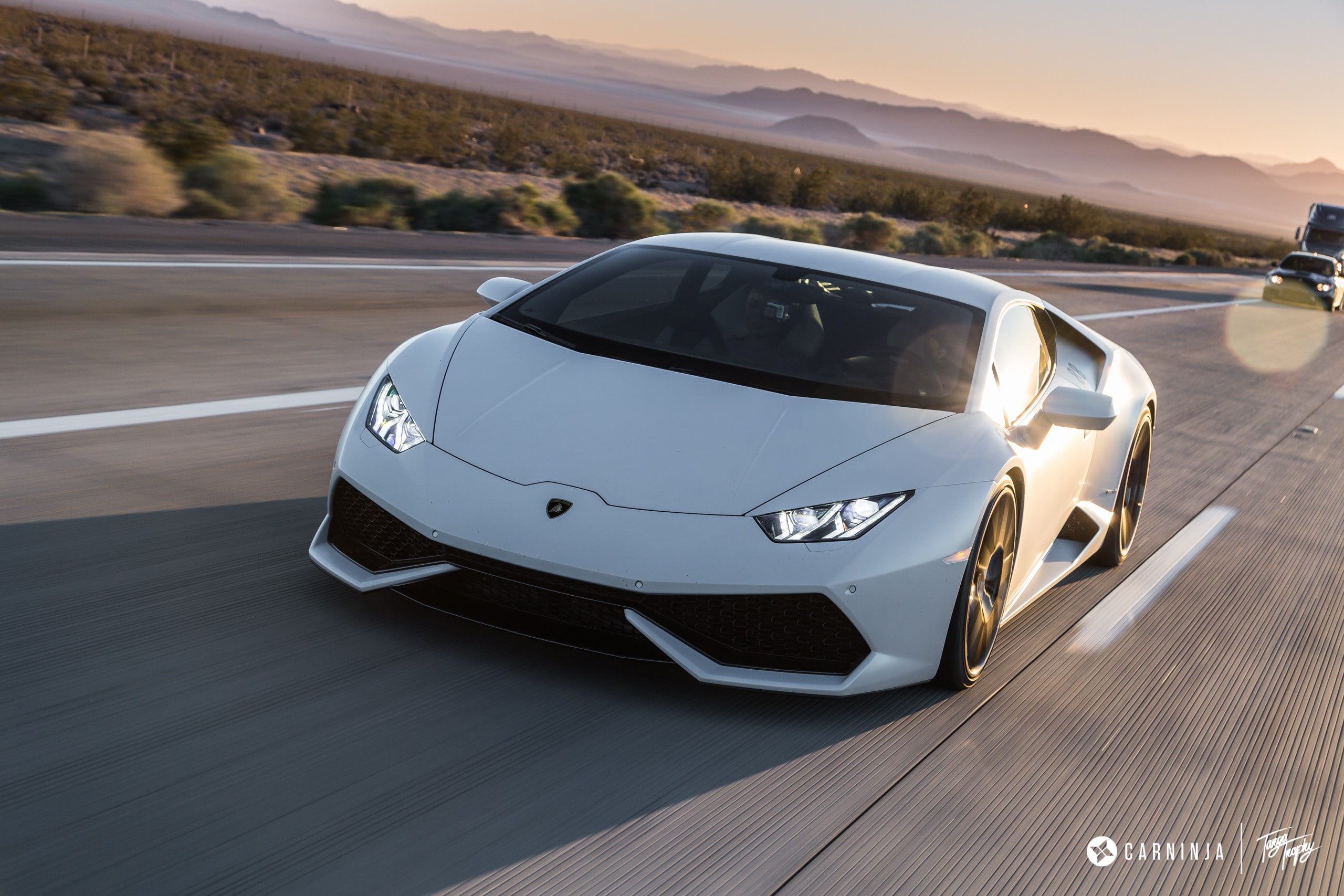 2K, Lamborghini Huracán LP610-4, Carninja, low, street, Lamborghini Aventador, HD Wallpaper
