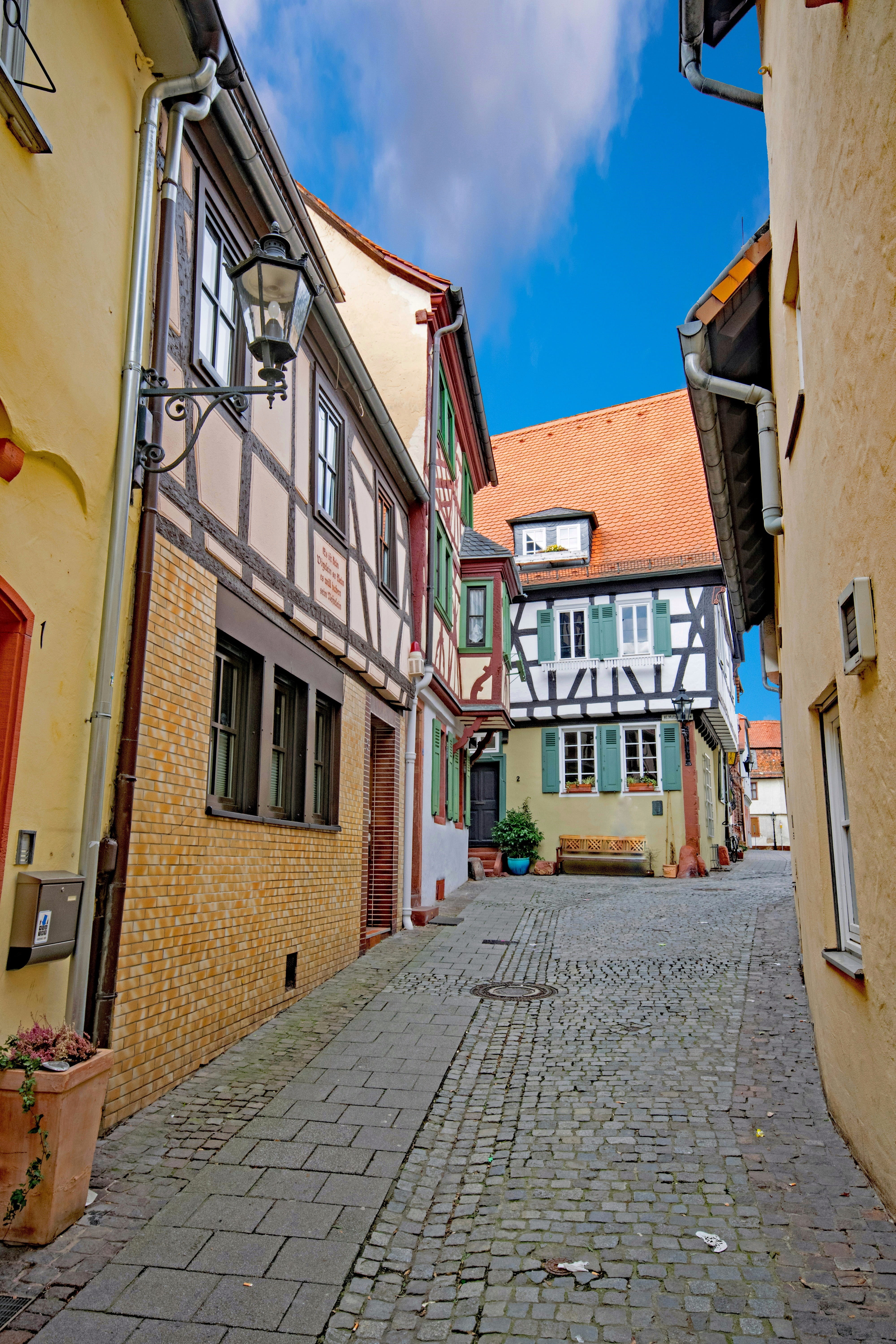 nature, no people, cobblestone, window, old town, places of interest, the way forward, building exterior, day, fachwerkhaus, residential district, building, Phone HD Wallpaper