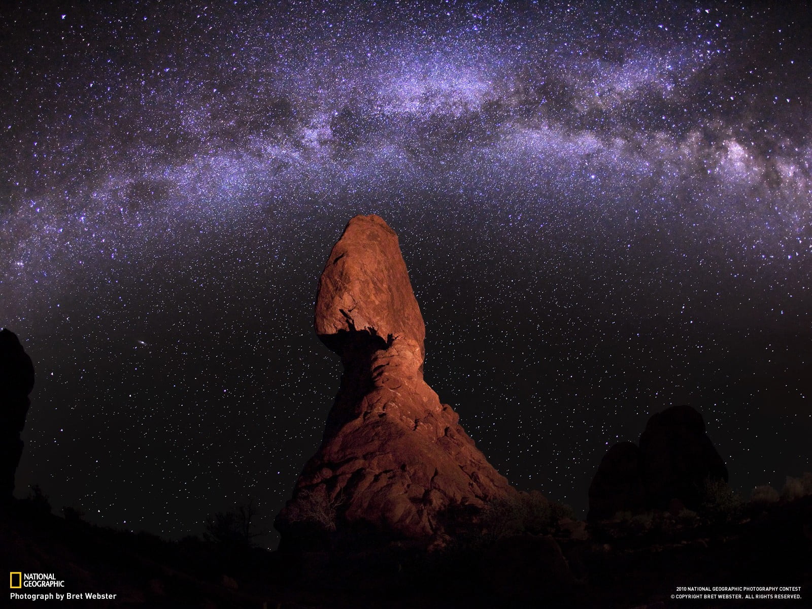 720P, star field, star, night, nature, space, purple, outdoors, solid, rock, beauty in nature, galaxy, no people, space art, sky, rock formation, astronomy, HD Wallpaper