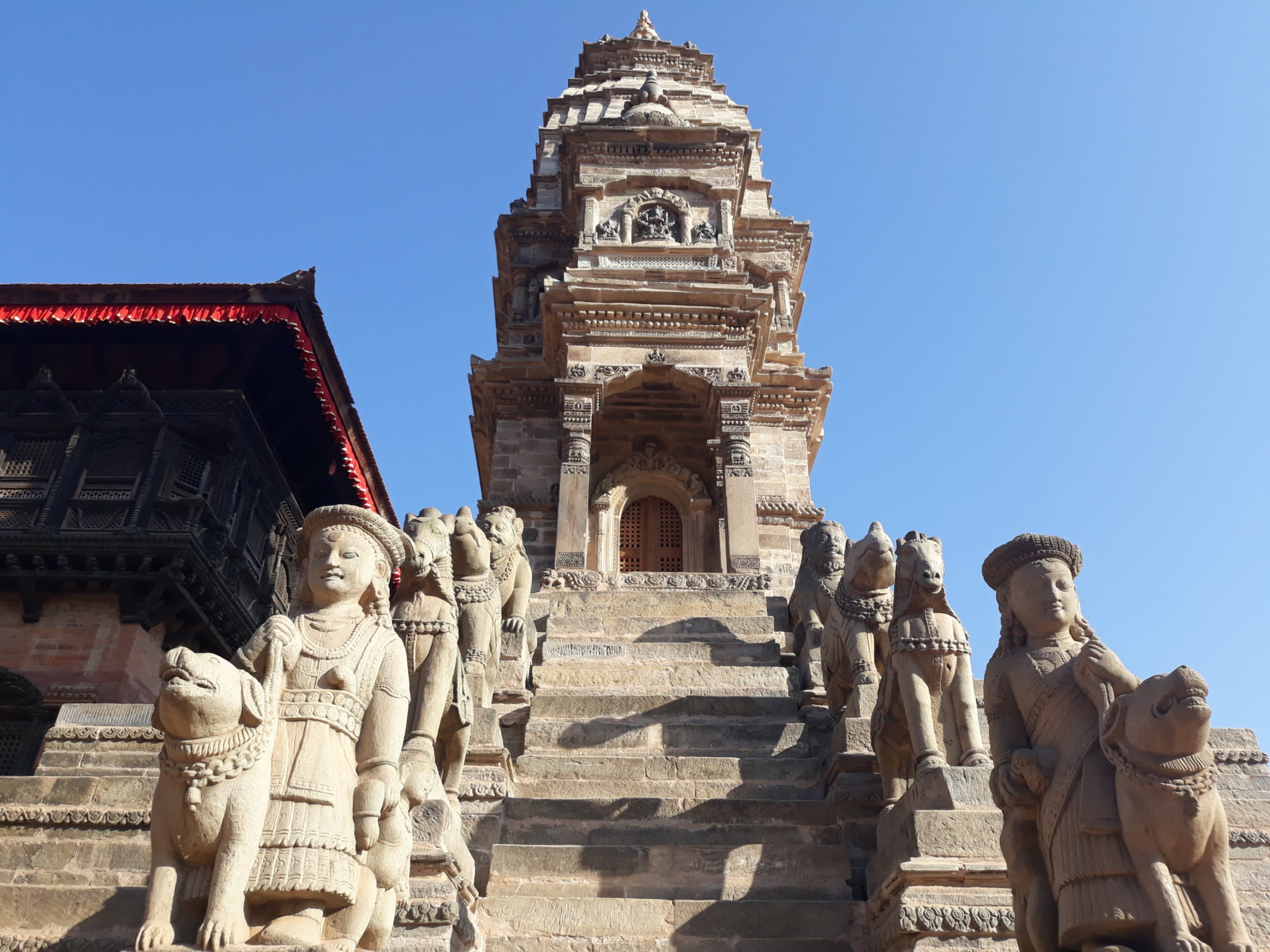 travel, ornate, 2K, human representation, sculpture, visitnepal2020, male likeness, place of worship, statue, unesco, religion, history, palace, royal, HD Wallpaper