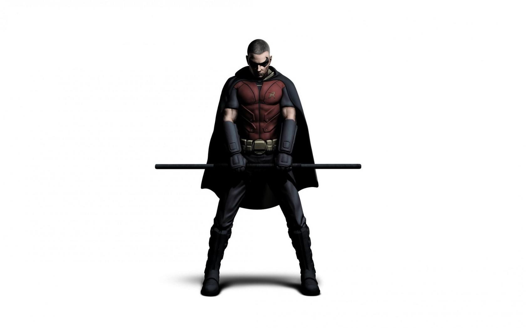 batman, character, batman arkham city, 720P, art, robin, city, arkham, HD Wallpaper