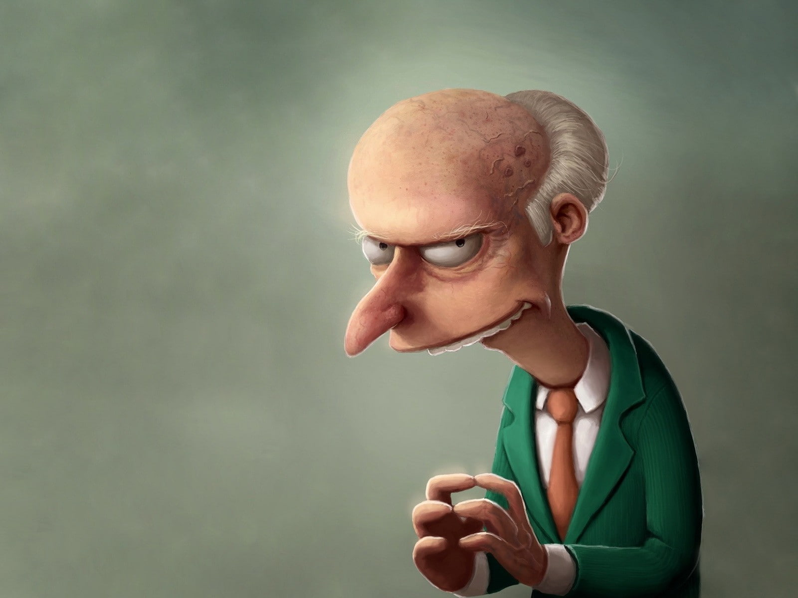 burns, drawing, mr, digital/artwork, the, hd, simpsons, 720P, HD Wallpaper