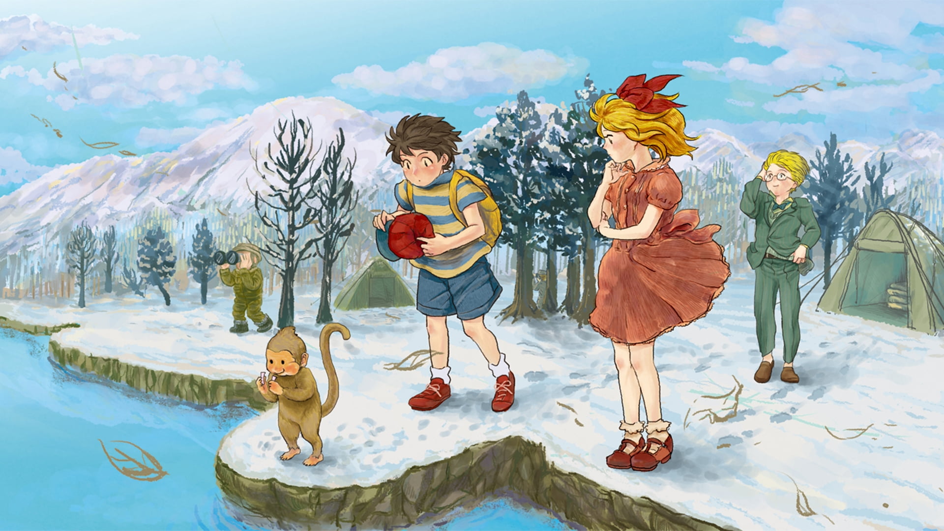 EarthBound, 1080P, Video Game, Jeff (EarthBound), Bubbles (EarthBound), Paula (EarthBound), Ness (EarthBound), HD Wallpaper