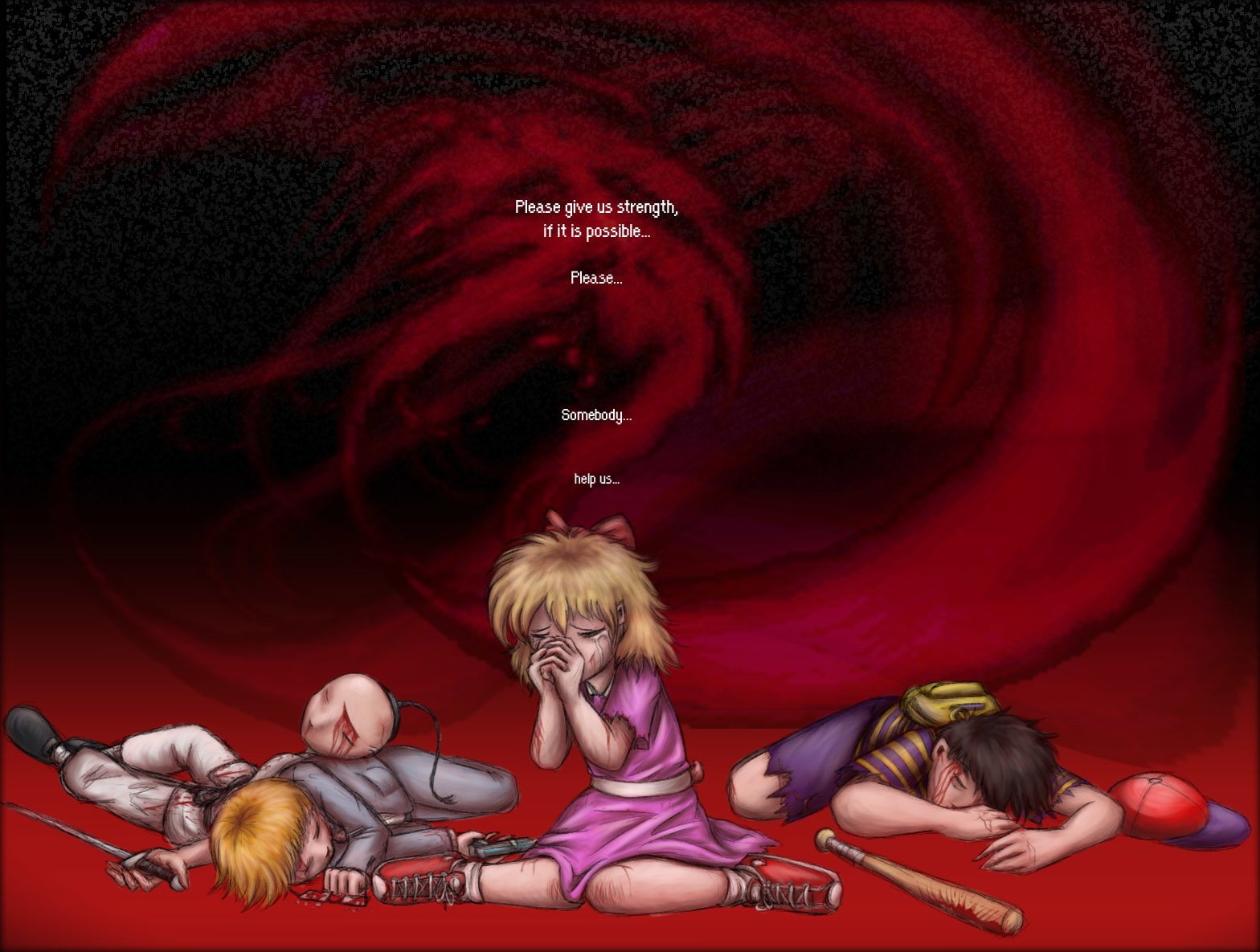 relaxation, girls, young adult, hair, EarthBound, 720P, people, adult, casual clothing, females, communication, full length, family, Mother 2, Video Game, HD Wallpaper