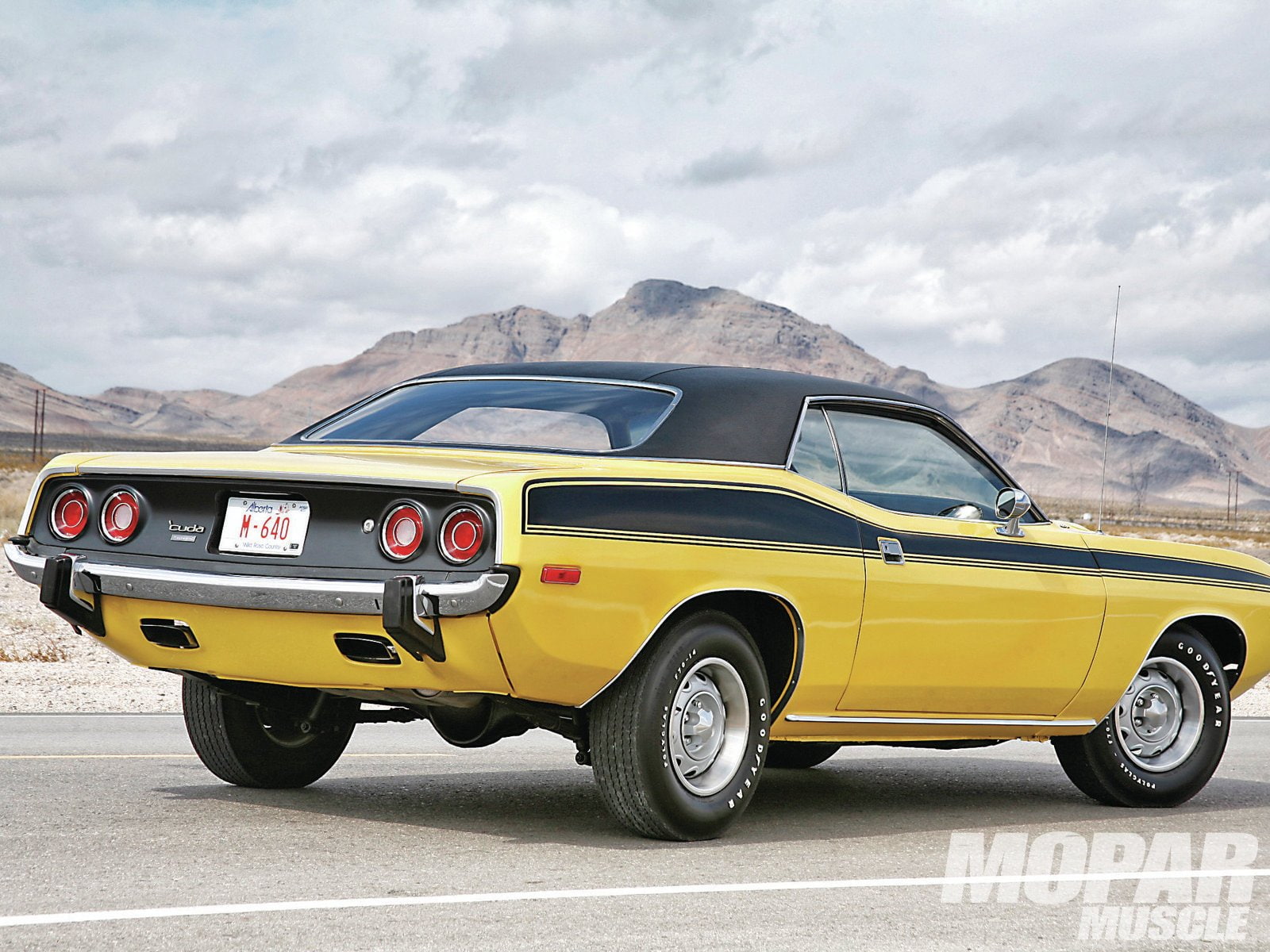 cuda, usa, classic, plymouth, hemi, 1973, muscle, cars, 720P, HD Wallpaper
