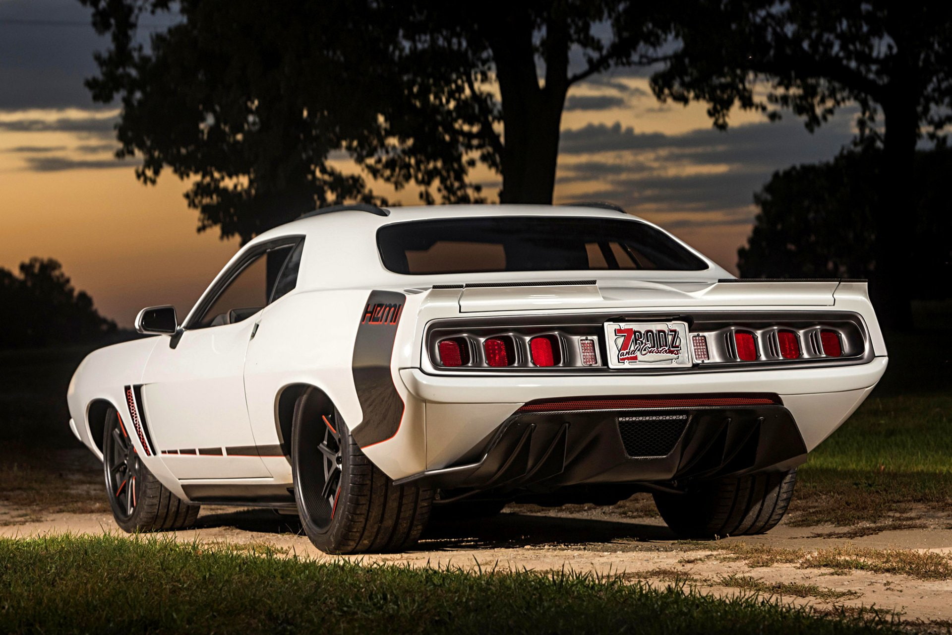 1080P, Abstract, Plymouth Barracuda, HD Wallpaper