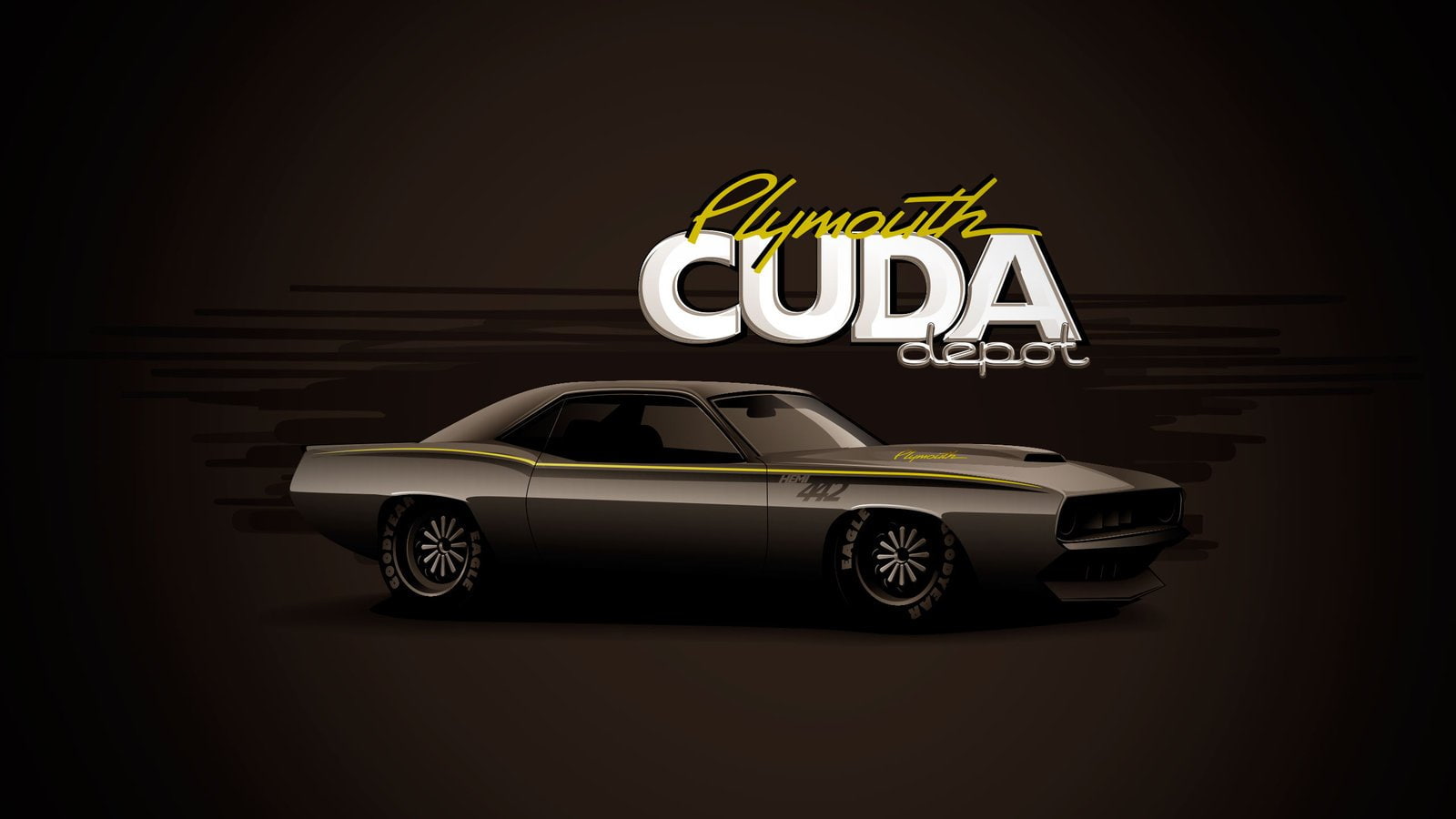 cuda, vector, 720P, plymouth, HD Wallpaper