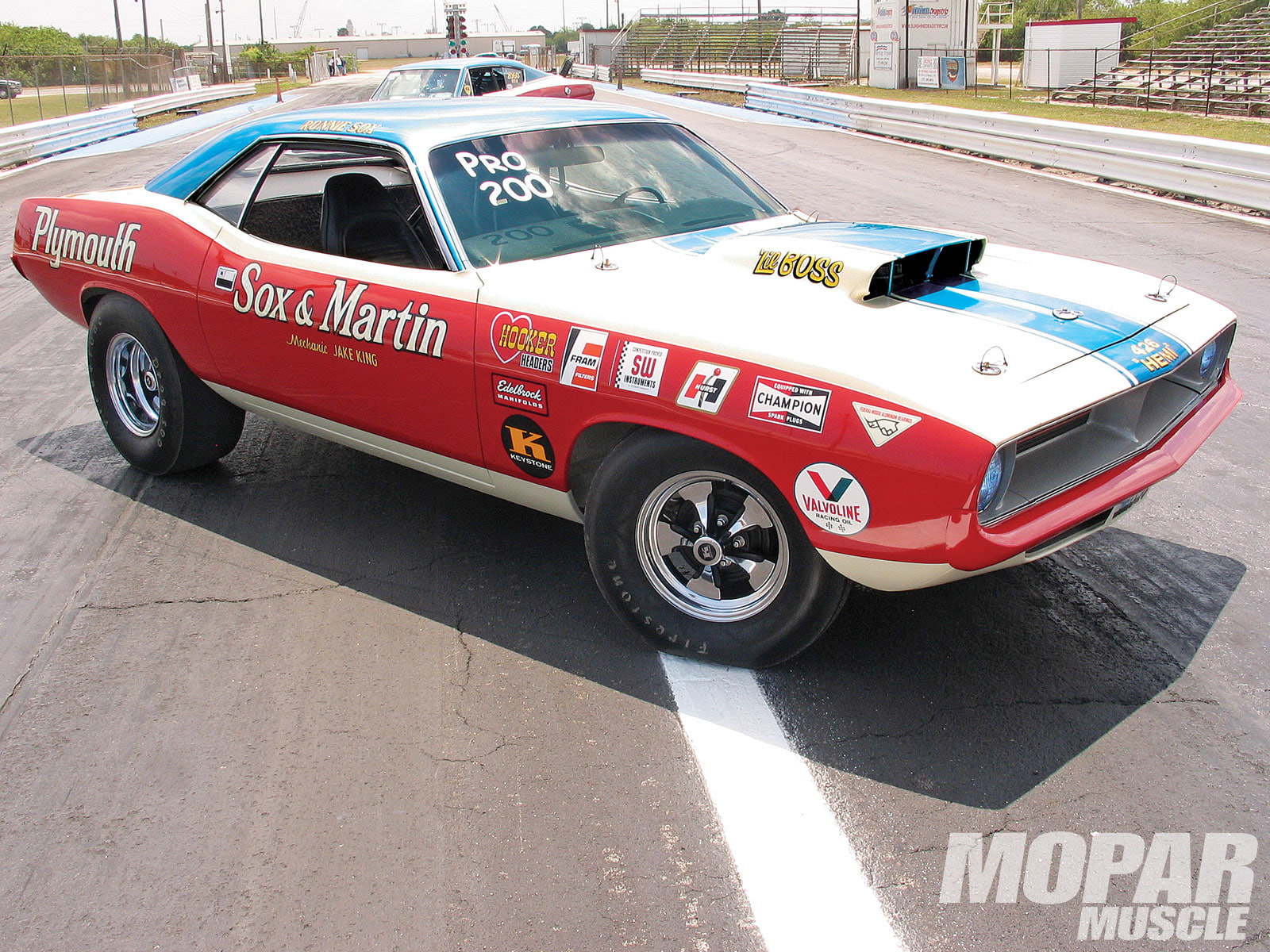 plymouth, drag, 720P, cuda, muscle, sox, rod, martin, racing, hot, race, rods, HD Wallpaper