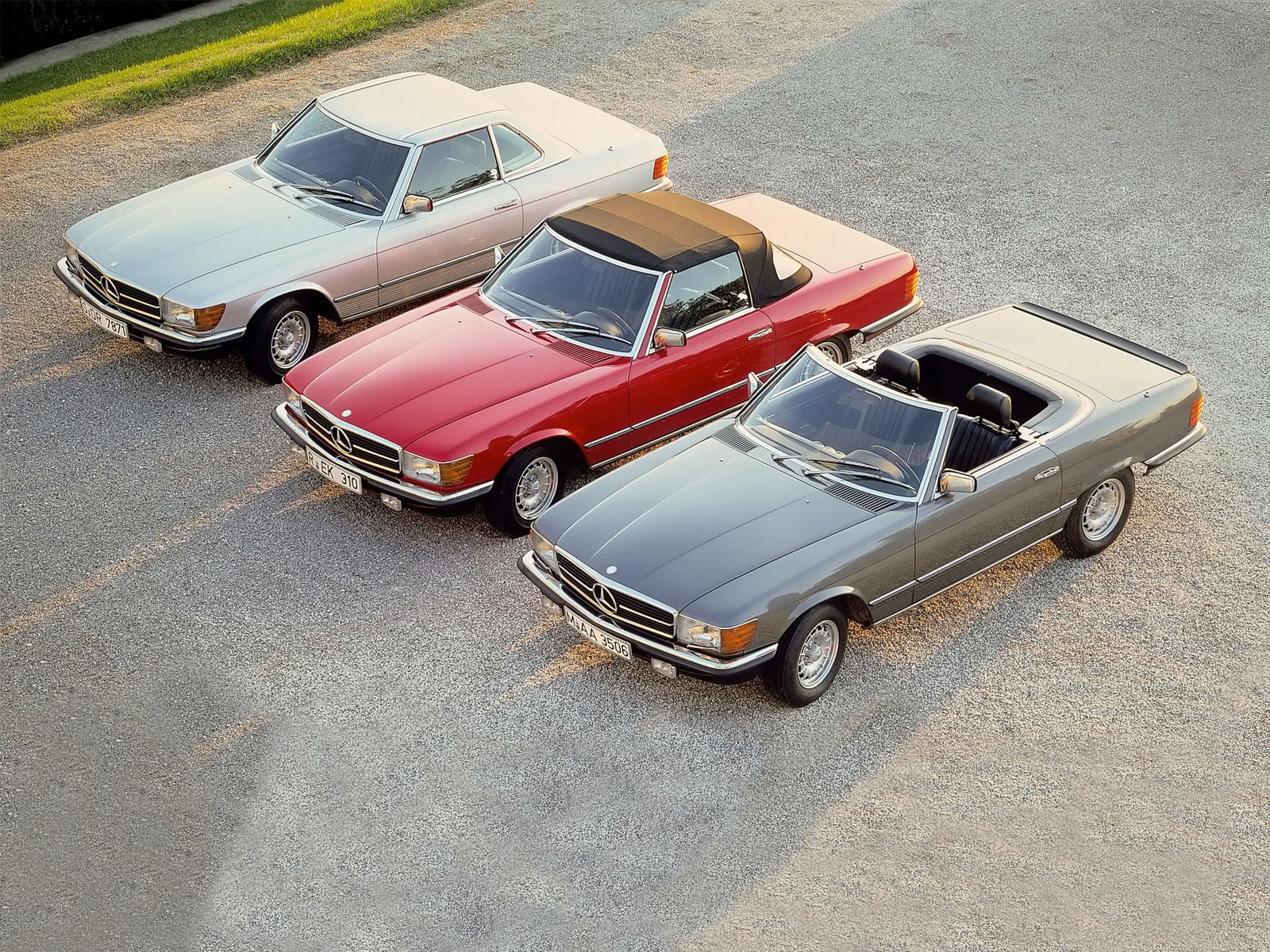 sl klasse, benz, mercedes, 1971 89, r107, 720P, HD Wallpaper