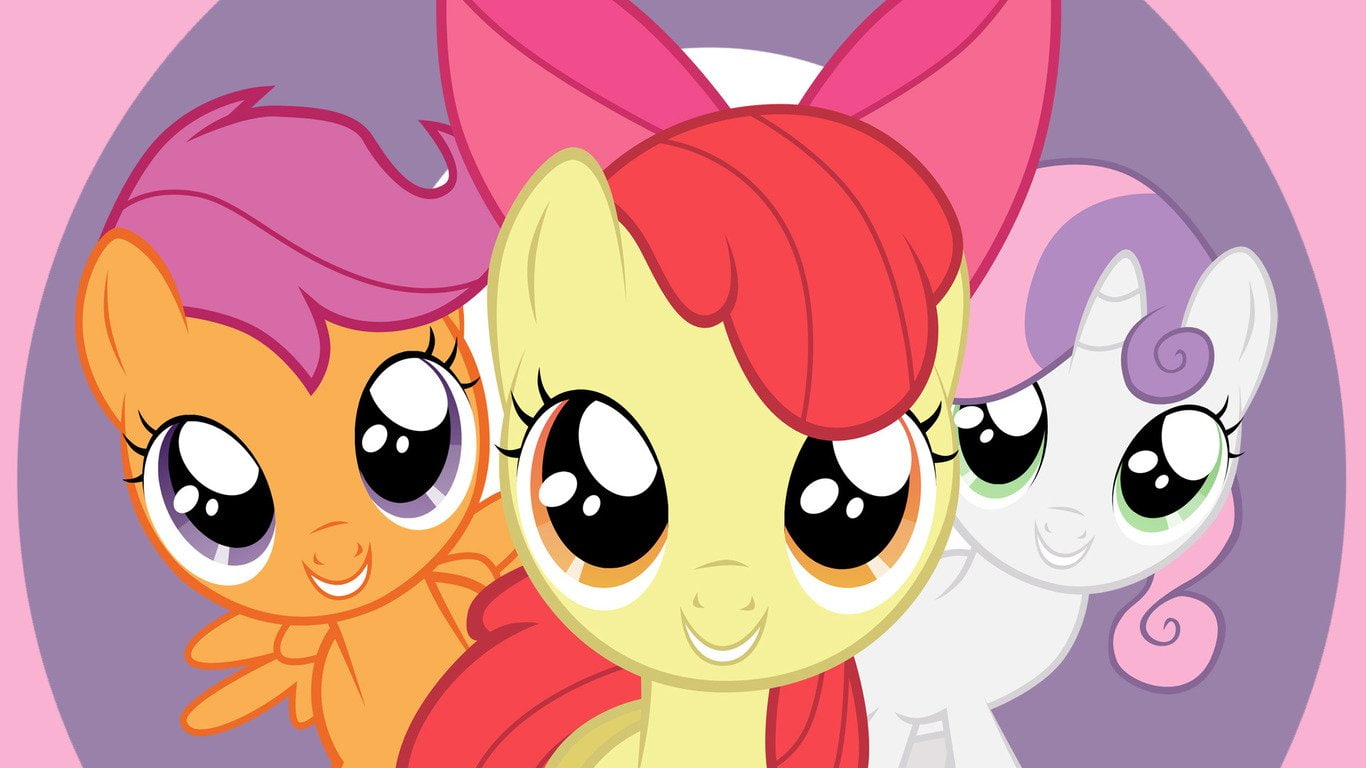 My Little Pony: Friendship is Magic, Sweetie Belle, TV Show, Scootaloo (My Little Pony), My Little Pony, Apple Bloom, Vector, 720P, HD Wallpaper
