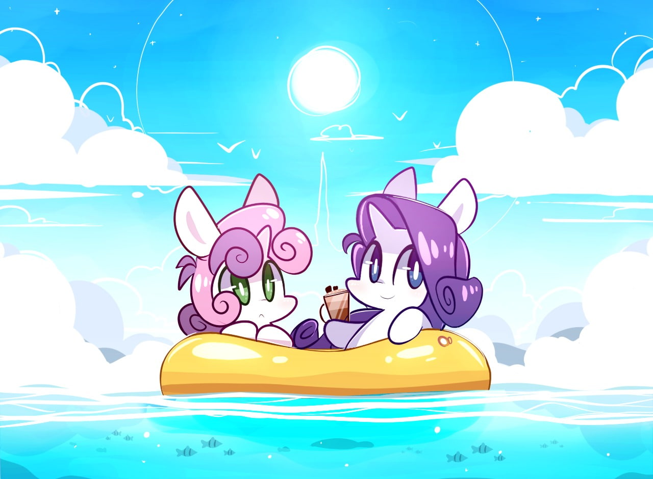Rarity (My Little Pony), Sweetie Belle, My Little Pony: Friendship is Magic, TV Show, 720P, HD Wallpaper