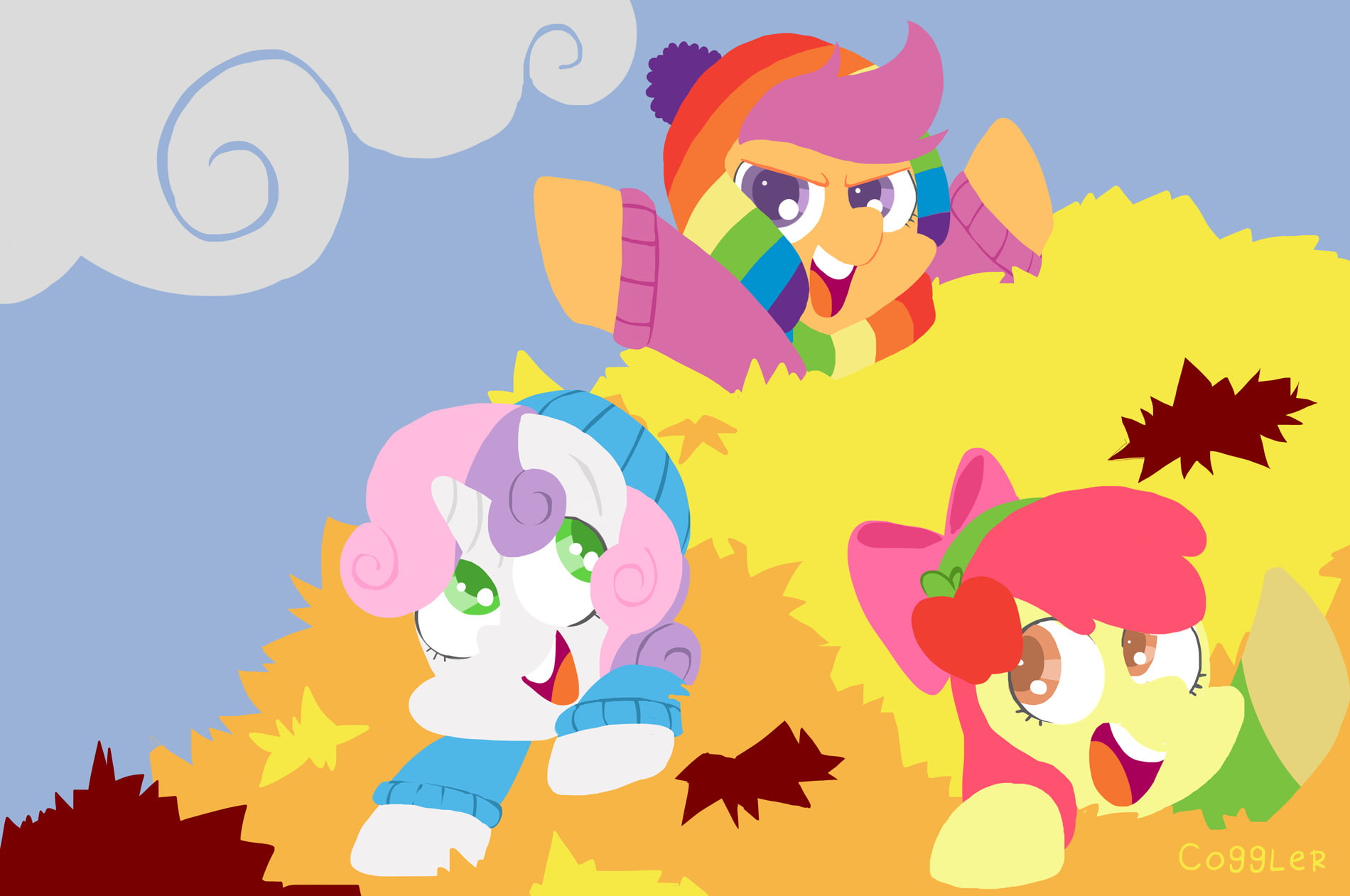 720P, TV Show, Sweetie Belle, My Little Pony: Friendship is Magic, Apple Bloom, Scootaloo (My Little Pony), HD Wallpaper