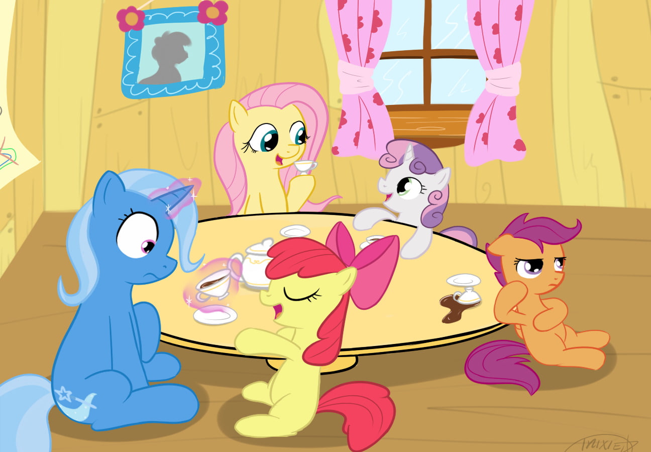 Sweetie Belle, Trixie (My Little Pony), My Little Pony: Friendship is Magic, TV Show, 720P, Fluttershy (My Little Pony), Apple Bloom, Scootaloo (My Little, HD Wallpaper