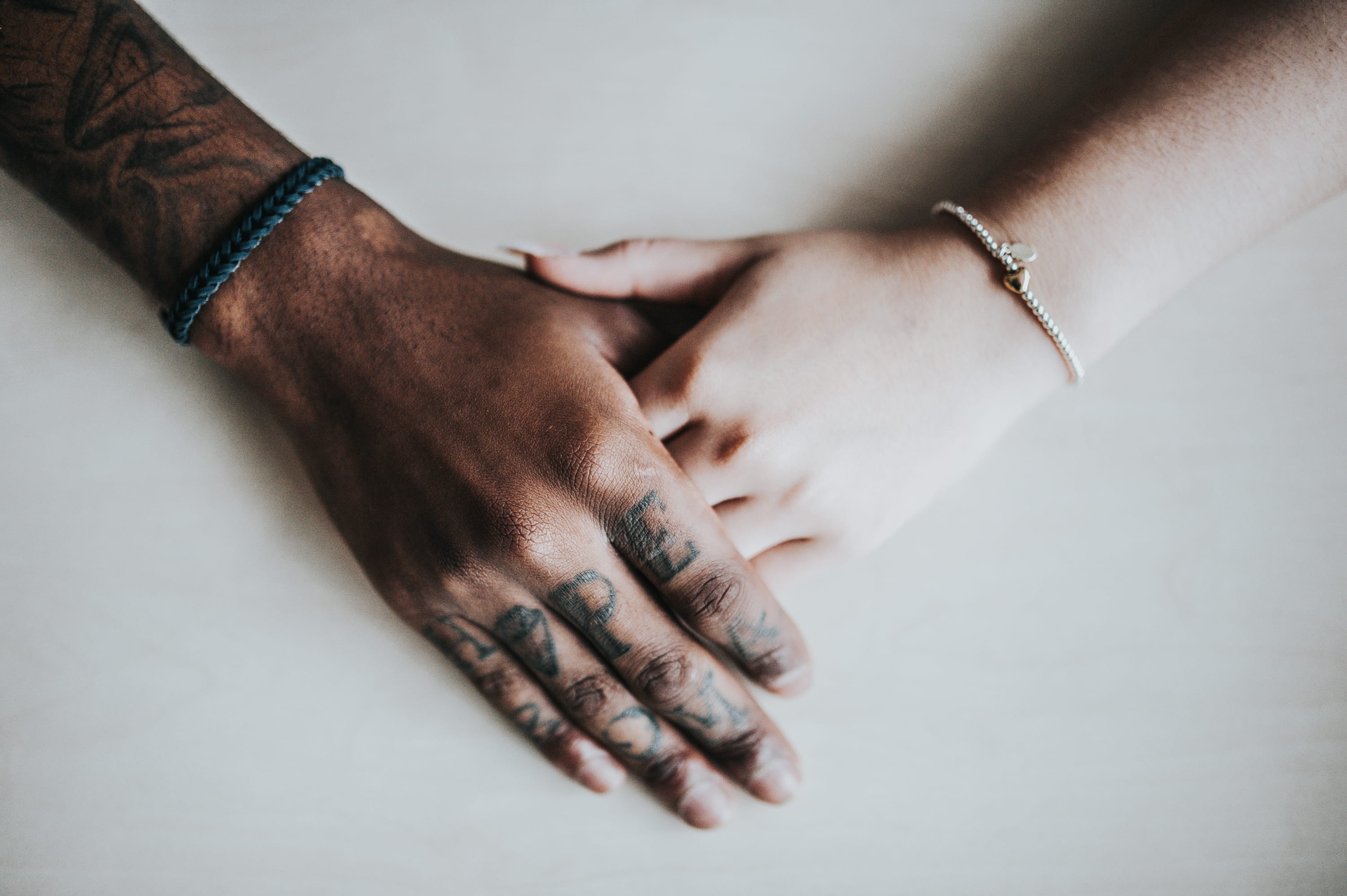 men, woman, together, human hand, hands, adult, holding, body part, human finger, one person, close-up, time, mid adult, bonding, human body part, wearing, HD Wallpaper