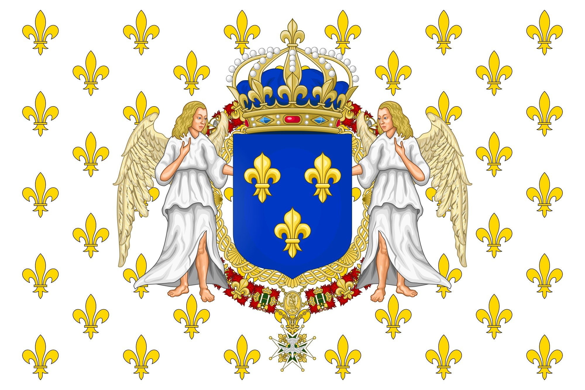 standard, france svg, 1080P, kingdom, 2000px royal, HD Wallpaper
