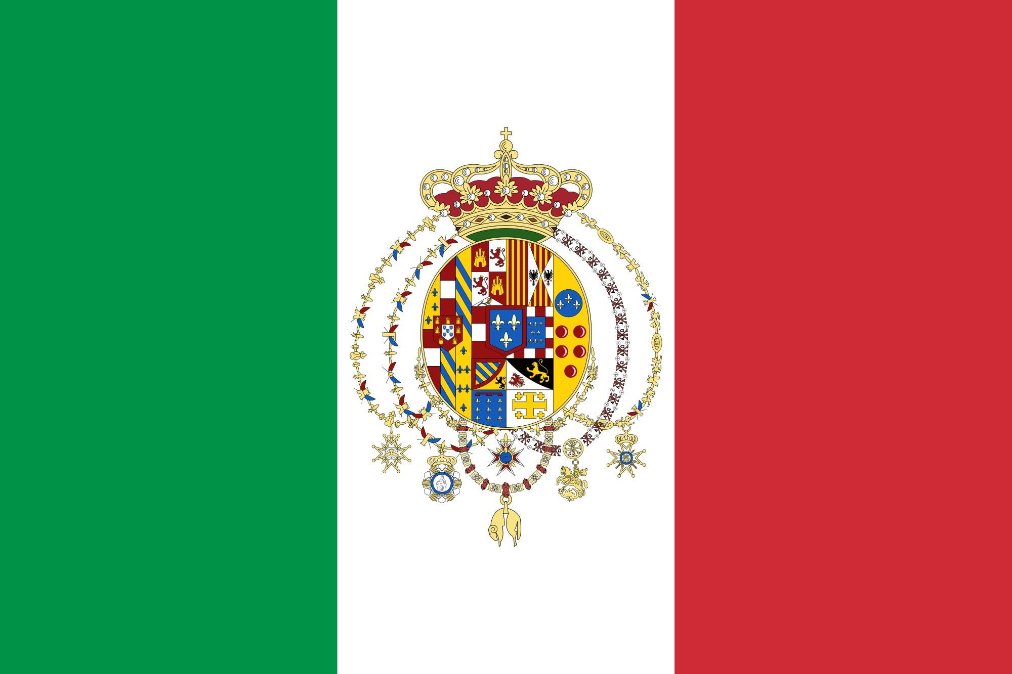 sicilies, 2000px flag, kingdom, 1860 svg, 1080P, HD Wallpaper