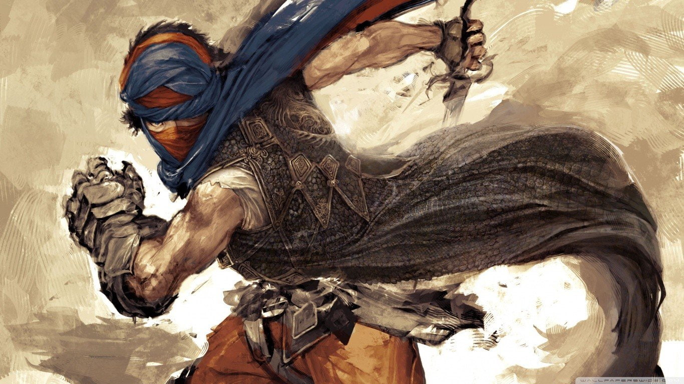 one person, gun, communication, high angle view, day, clothing, nature, real people, men, 720P, prince of persia prince of persia 2008, three quarter length, HD Wallpaper