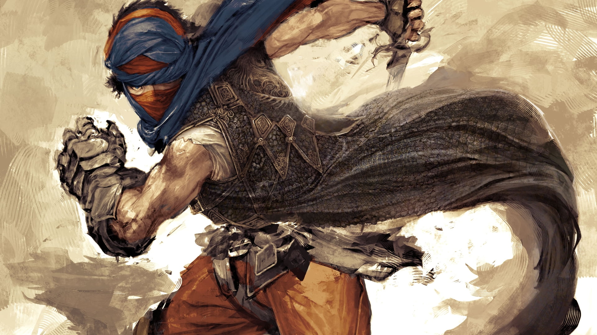 1080P, fantasy art, landscape, Prince of Persia (2008), Prince of Persia, desert, HD Wallpaper