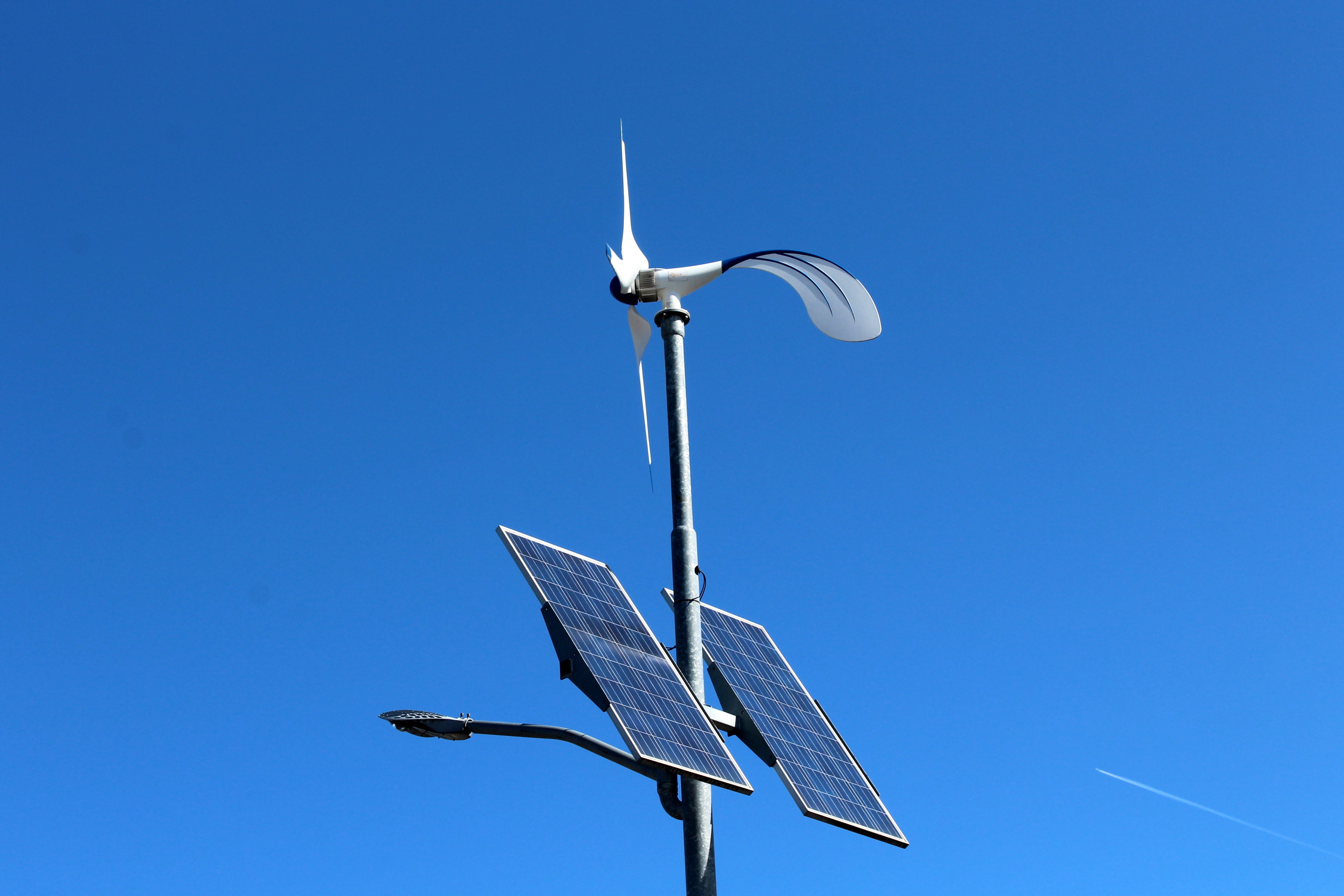 power in nature, wind turbine, renewable energy, environmental conservation, tower, sustainable resources, panels, at the court of, daytime, turbine, solar panel, HD Wallpaper