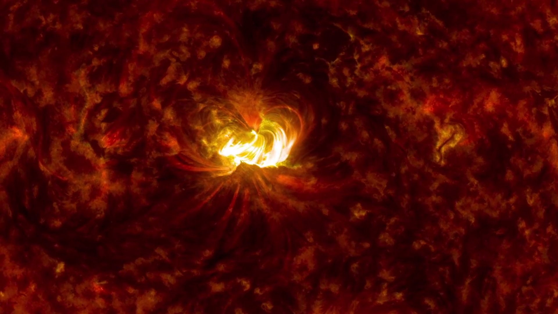 1080P, psychedelic, storm, fire, solar, space, star, flare, sun, HD Wallpaper