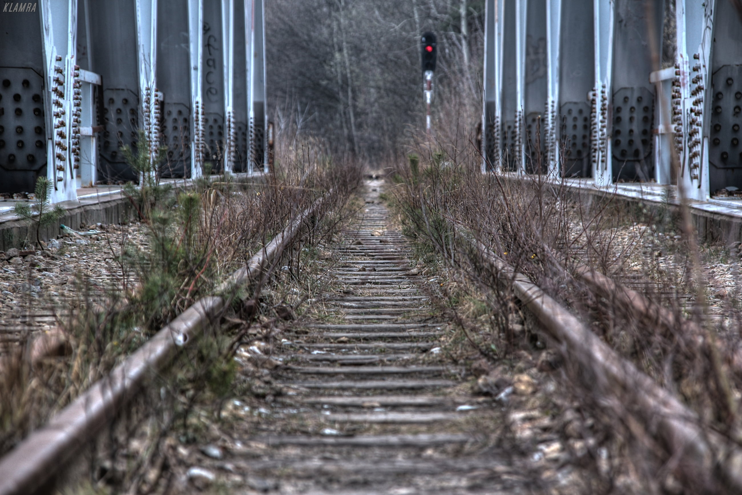 Poland, urbex, 2K, Katowice, 360 Bridge, railway, HD Wallpaper