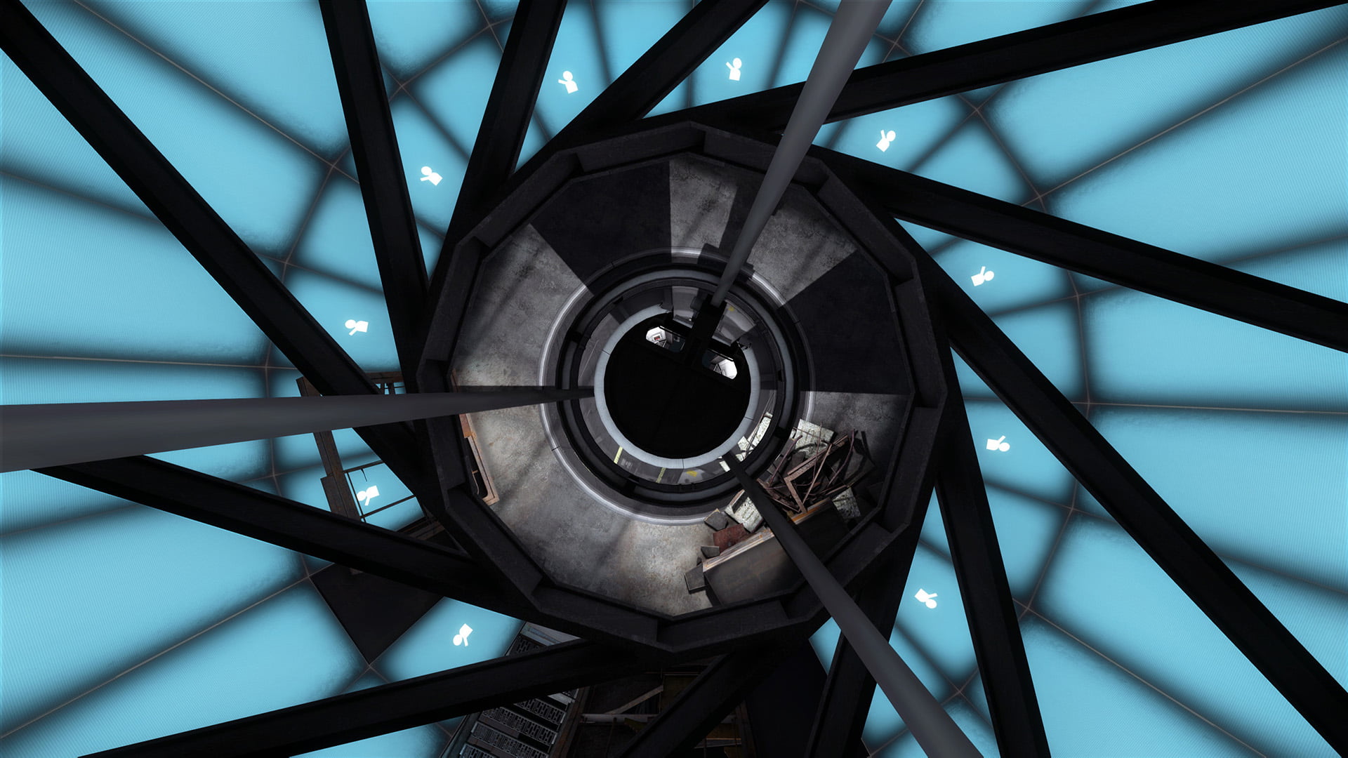 texture, futuristic, low angle view, art, lines, architecture, abstract, outdoors, directly below, pattern, day, modern, computer, artistic, industry, graphic, HD Wallpaper