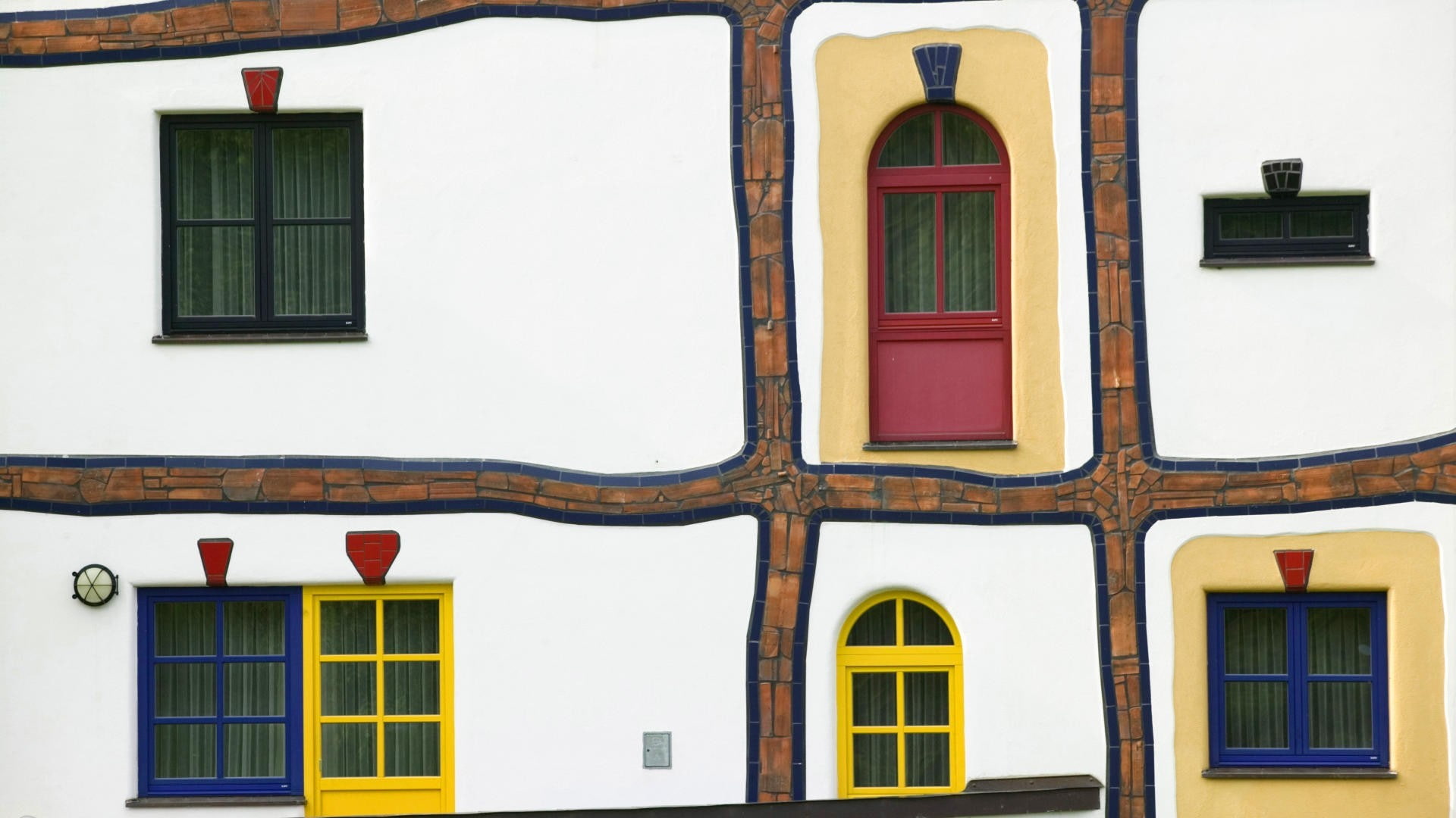 Austria, colorful, architecture, 1080P, Hundertwasser, HD Wallpaper
