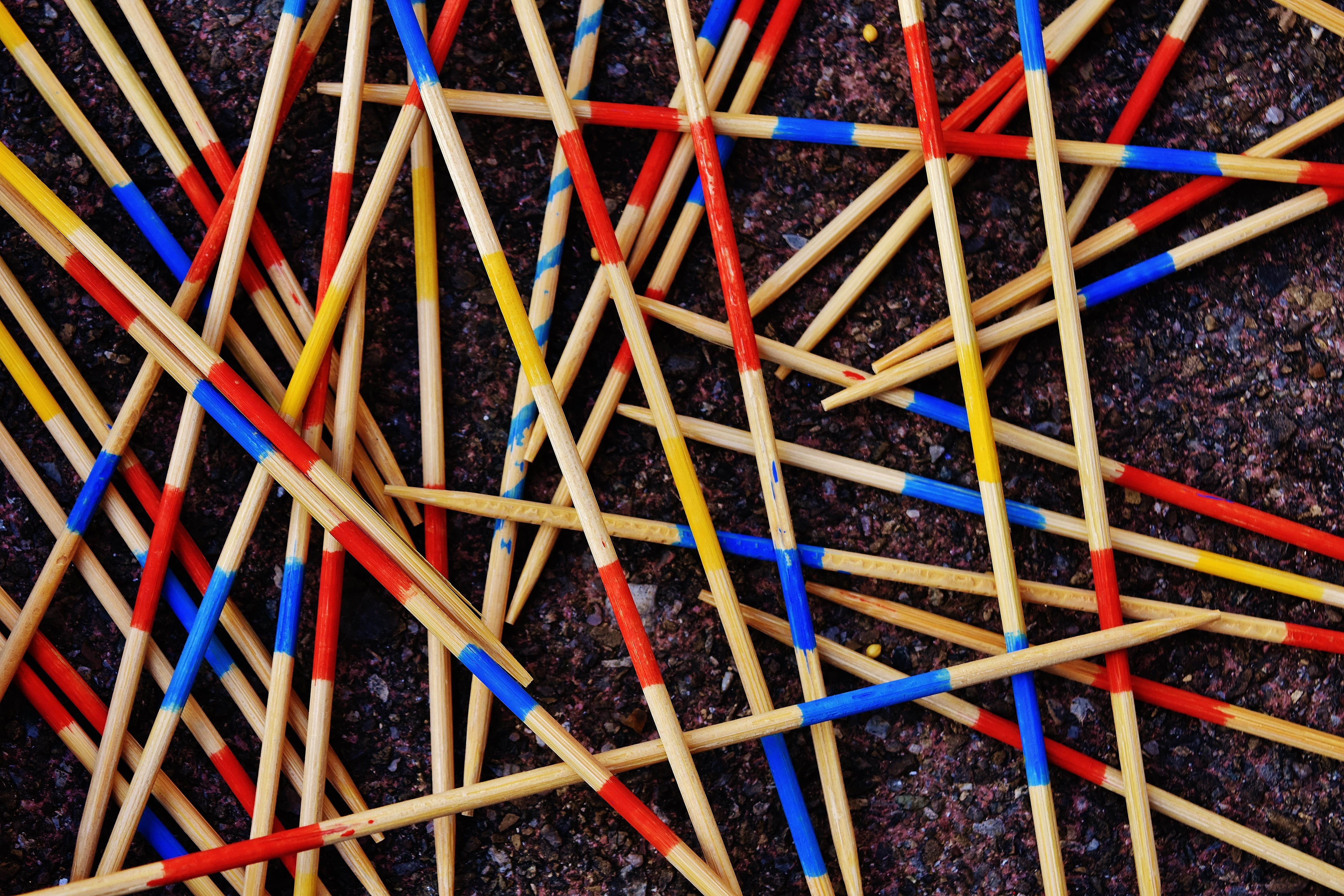 fun, colors, close-up, Mikado, indoors, overlap, bars, large group of objects, backgrounds, wood, directly above, wood - material, multi Colored, wall, HD Wallpaper