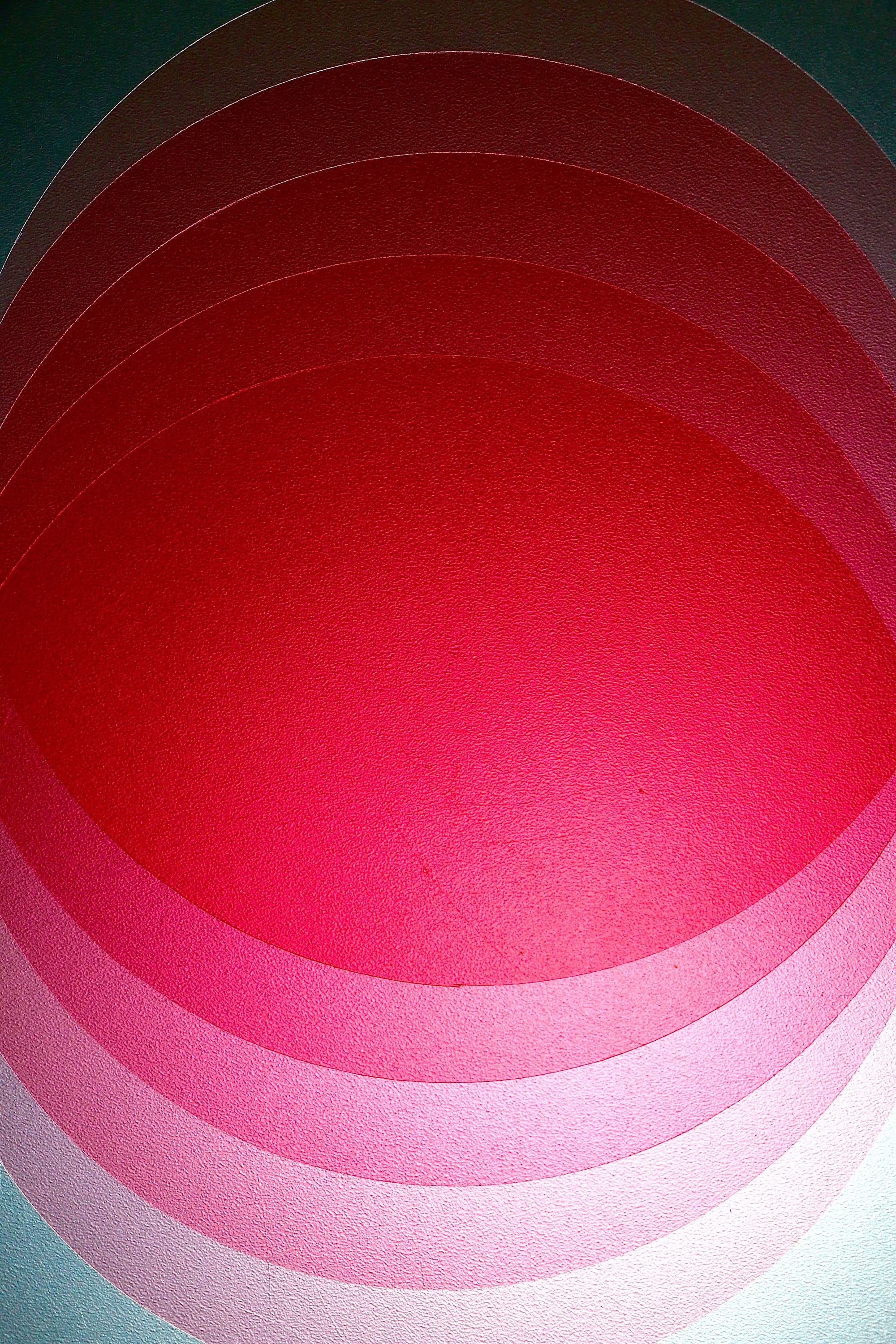 full frame, multi colored, overlapping, low angle view, red, art and craft, geometric shape, still life, indoors, backgrounds, close-up, roundels, shape, Phone HD Wallpaper