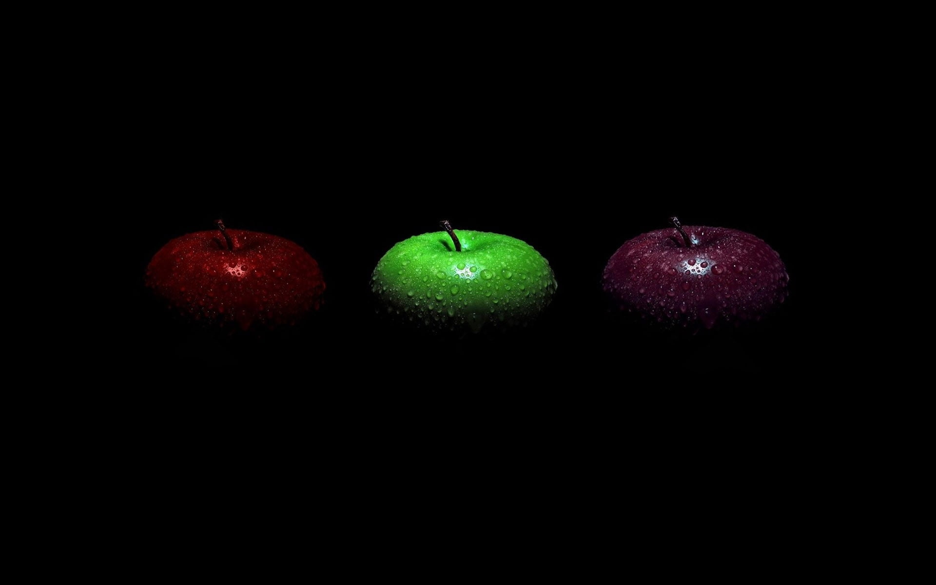 1080P, yellow, food, shiny, wellbeing, red, food and drink, copy space, shades, studio shot, backgrounds, apples, ripe, fruit, freshness, no People, plant stem, HD Wallpaper