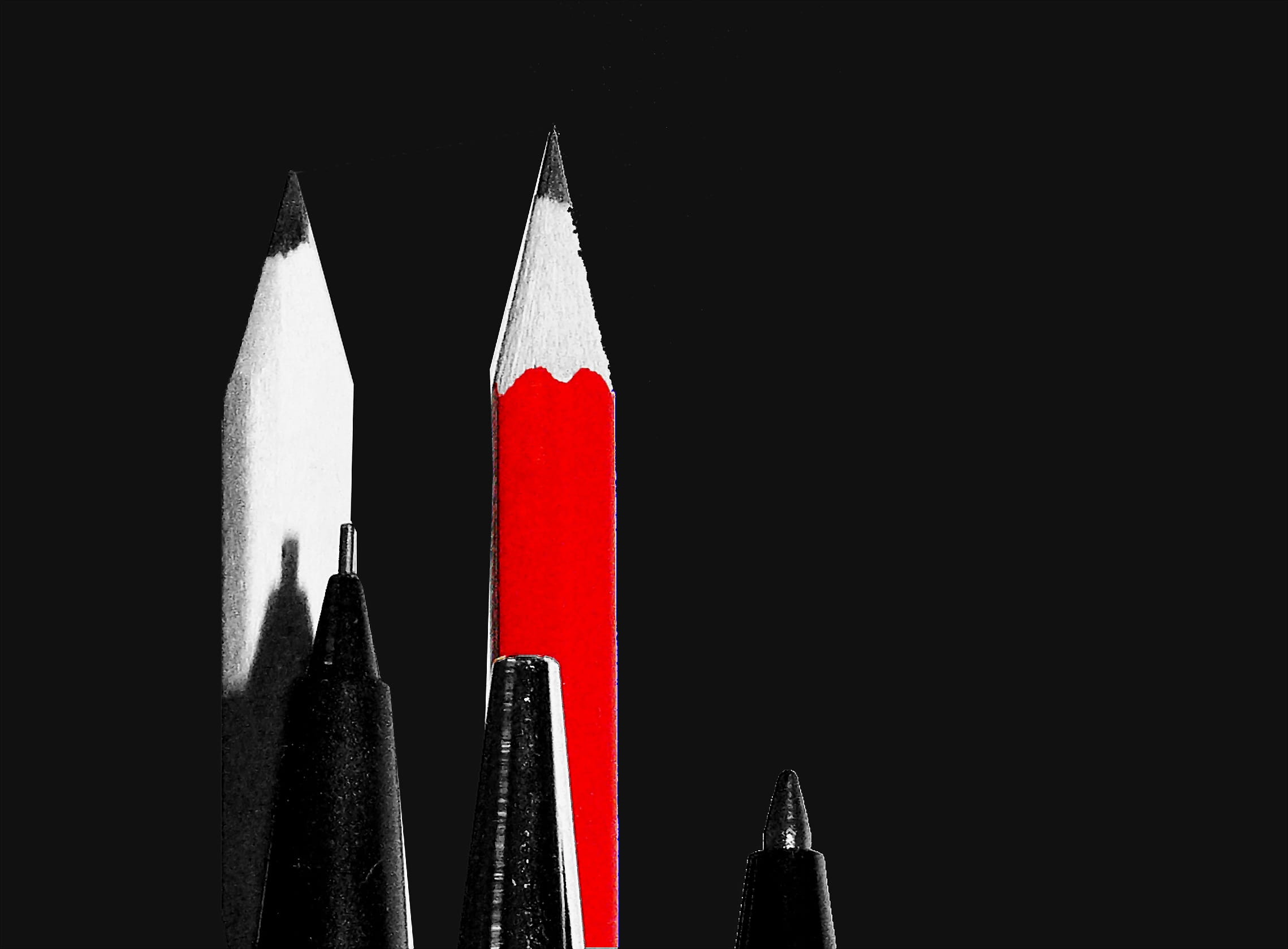 white color, copy space, indoors, art and craft, paperwork, pens, choice, writing utensil, graphite pencils, close-up, cut out, studio shot, office accessories, HD Wallpaper