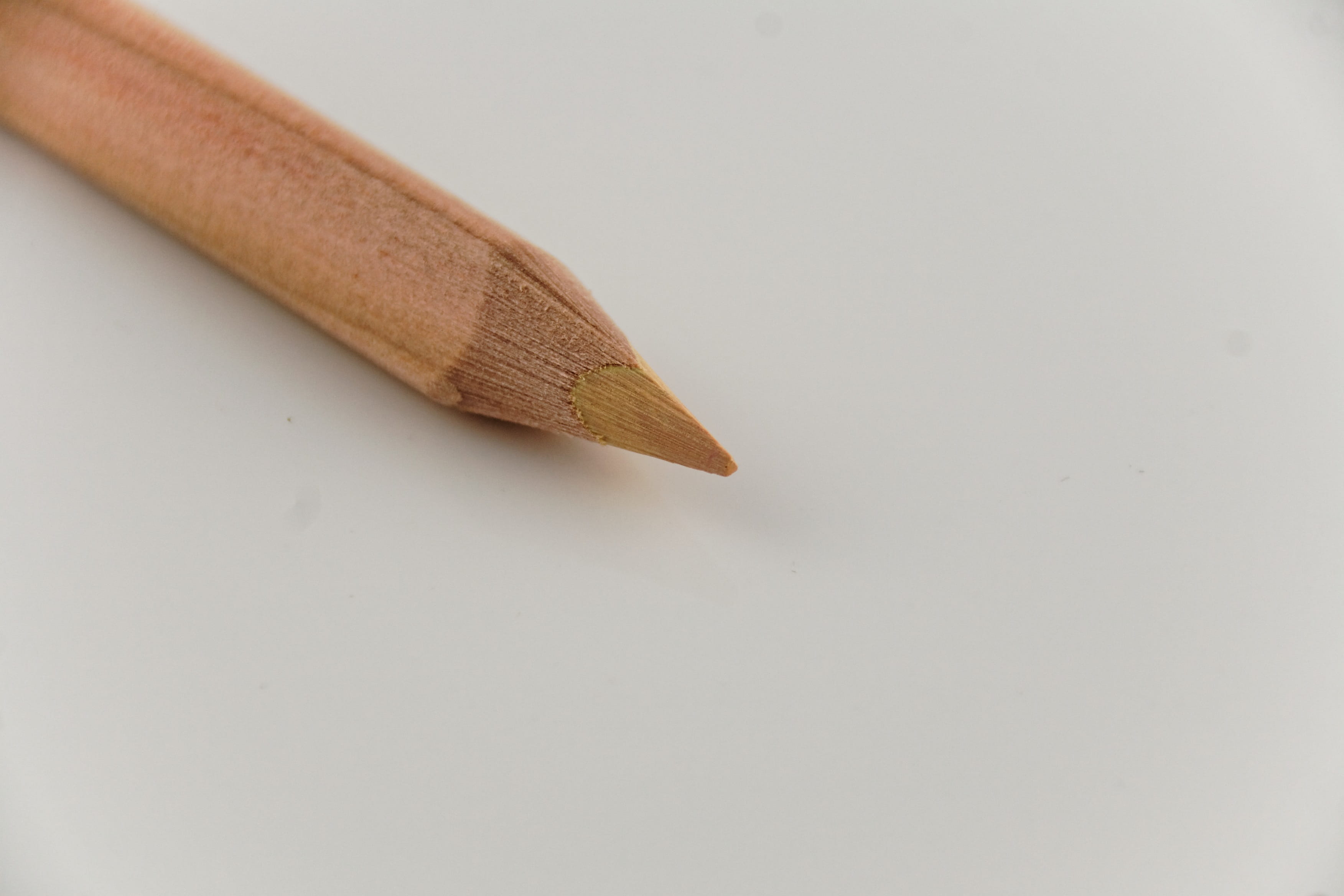 2K, day, colorful, sharp, pencils, still life, draw, colour, learning, writing instrument, pencil, white background, simplicity, kitchen utensil, household equipment, HD Wallpaper