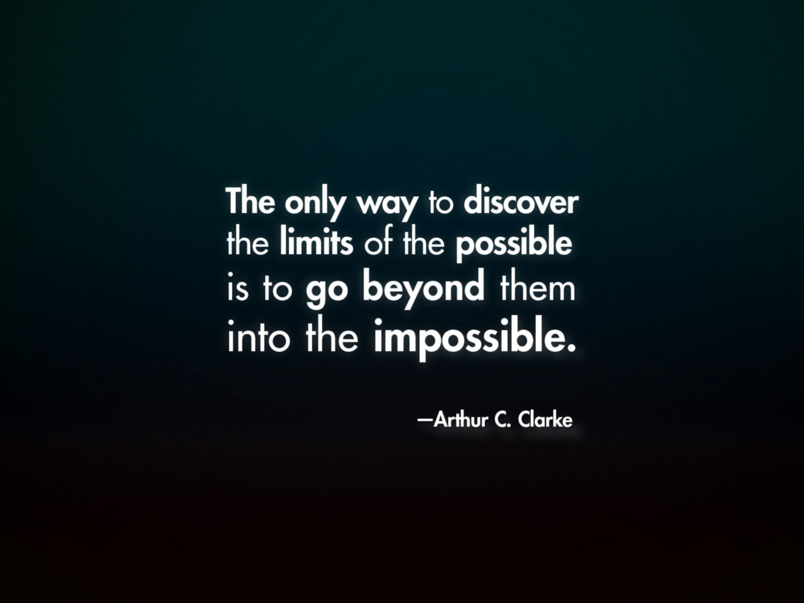  message, limits, go, possible, 720P, western script, beyond, black color, the idea, information, technology, data, quote, arthur, close-up, HD Wallpaper