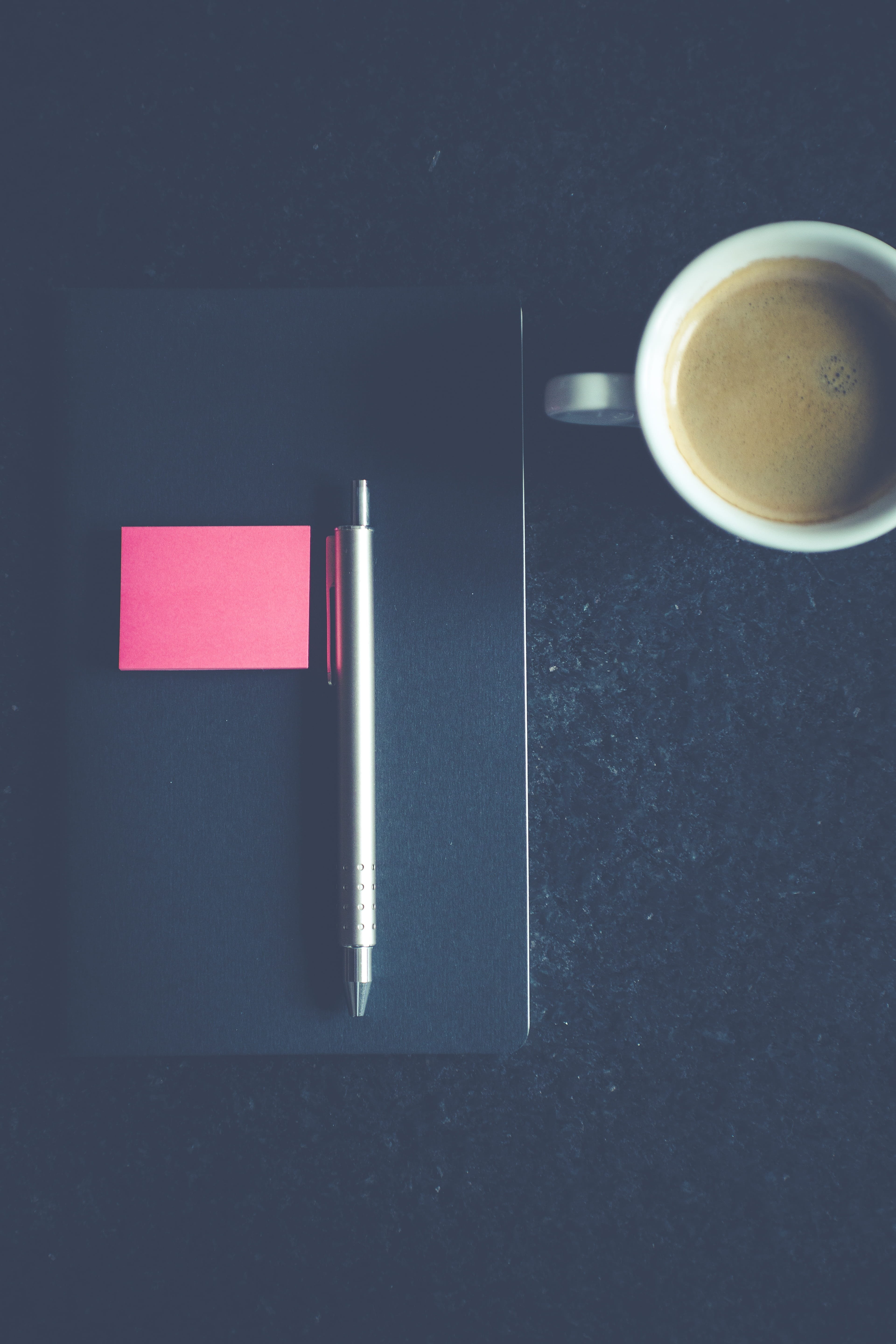 notebooks, write down, pen, coffee, food and drink, notepad, still life, table, non-alcoholic beverage, cup, no people, note, post-it, creative, idea, mug, Phone HD Wallpaper