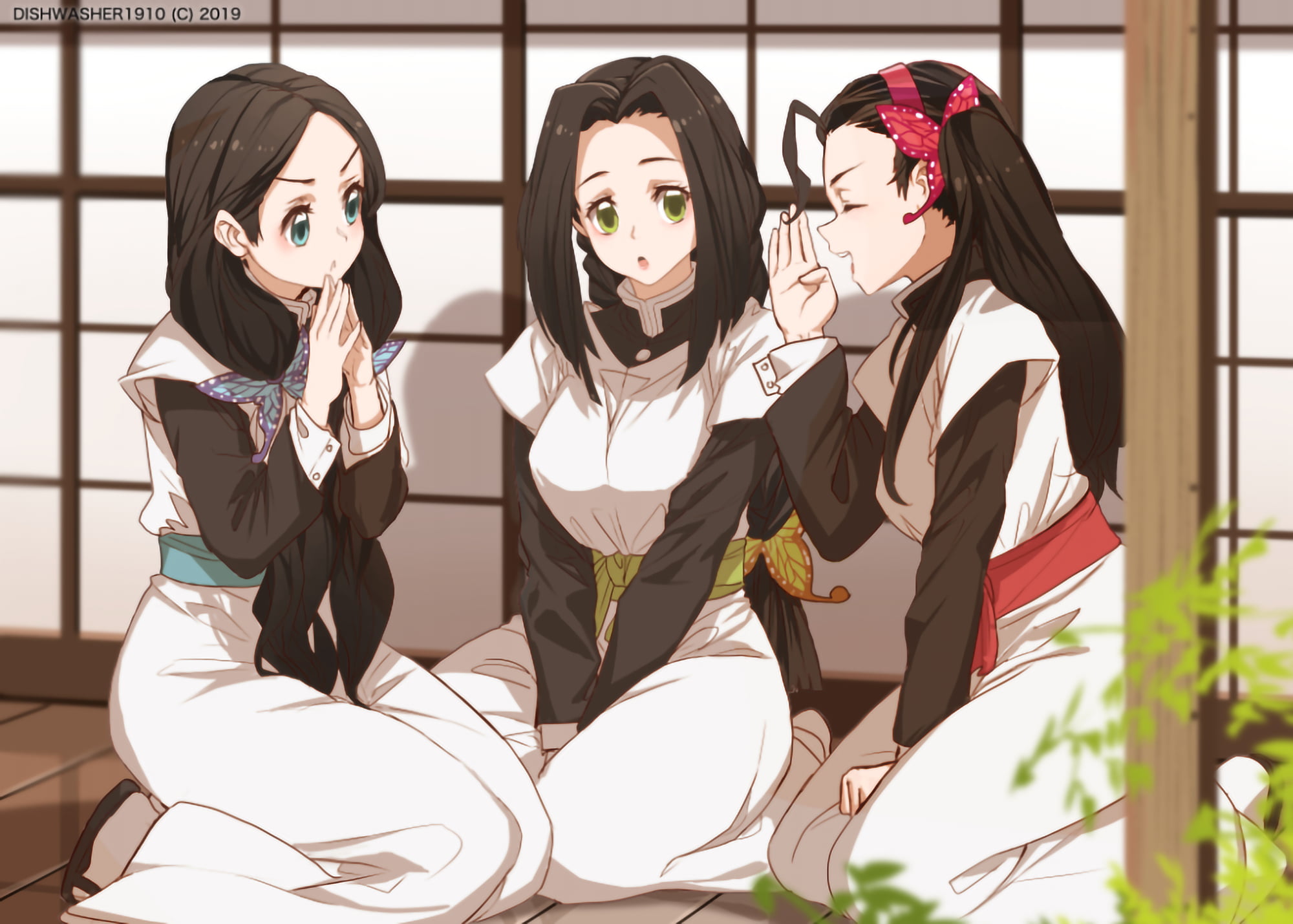 1080P, Anime, Sumi Nakahara, Demon Slayer: Kimetsu no Yaiba, Naho Takada, Kiyo Terauchi, HD Wallpaper