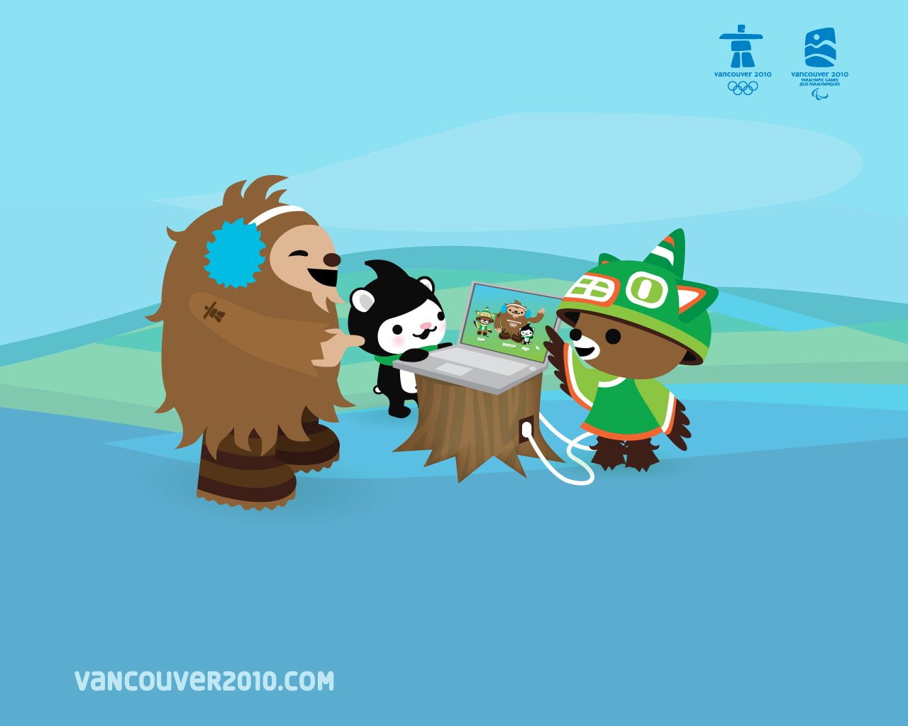 Sumi, Text, Vancouver, Olympics, Miga, 720P, Sports, Winter, Winter Olympics Vancouver 2010, Quatchi, HD Wallpaper