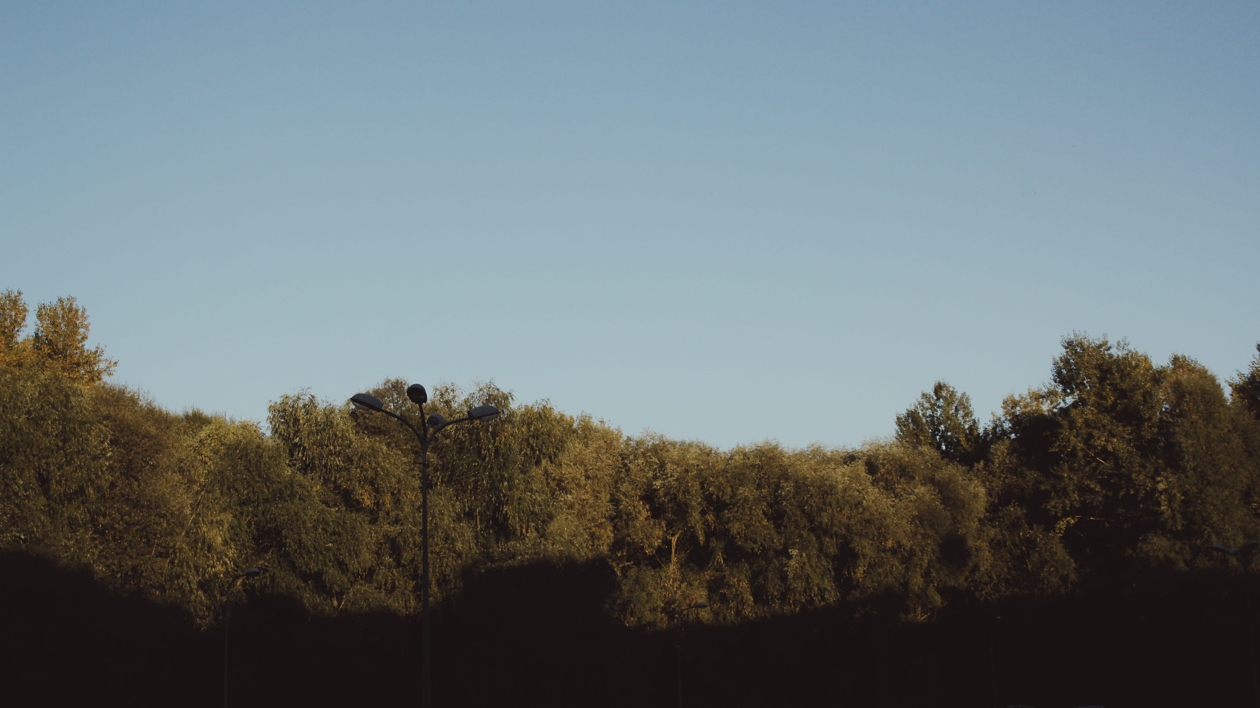 copy space, tranquil scene, landscape, scenics - nature, environment, clear sky, sky, plant, outdoors, ukraine, beauty in nature, tree, cityscape, sumy, HD Wallpaper
