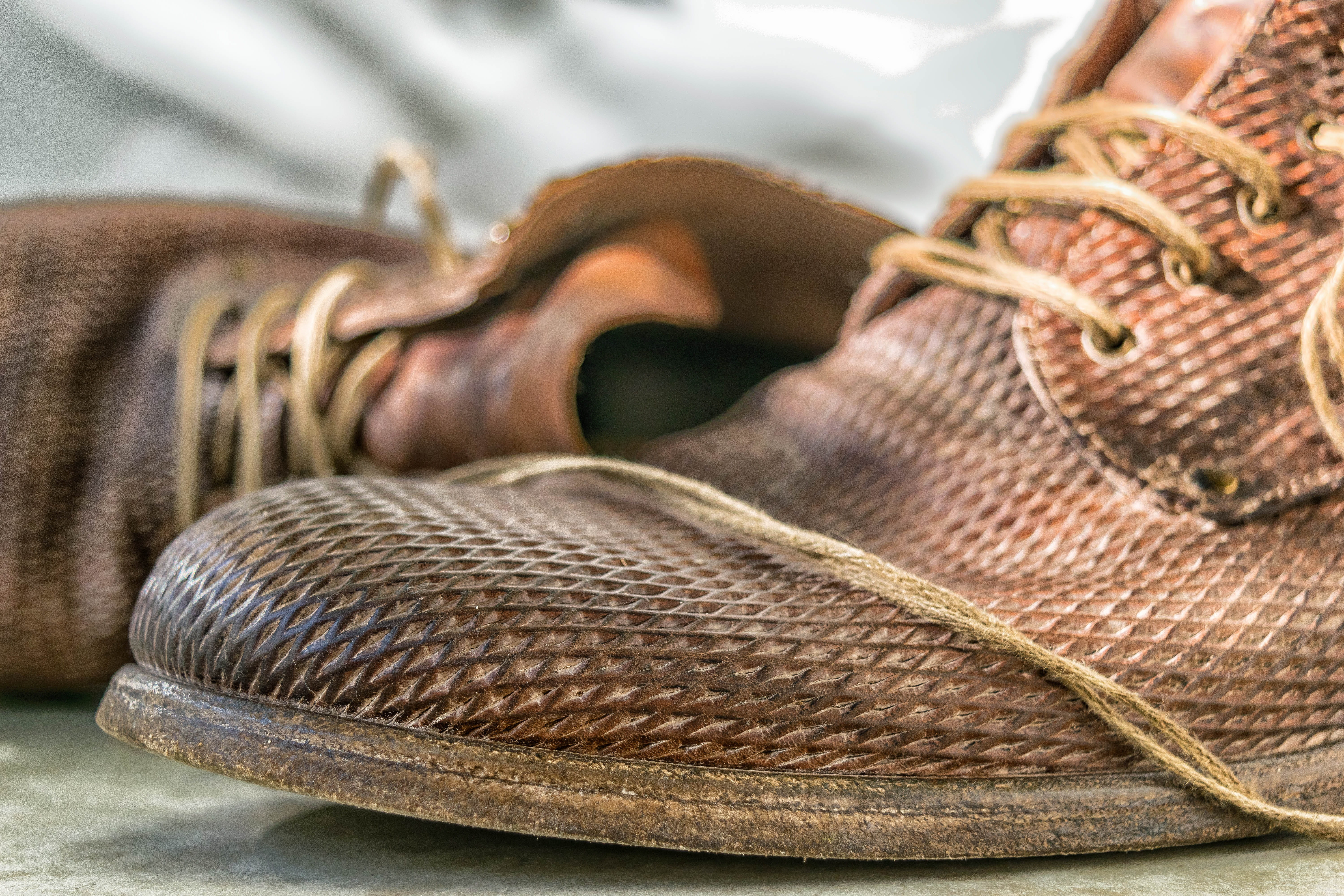 no people, shoelace, representatives, still life, sporty, chic, day, easily, close-up, 5K, indoors, personal accessory, elegant, craft, fashion, shoe, HD Wallpaper