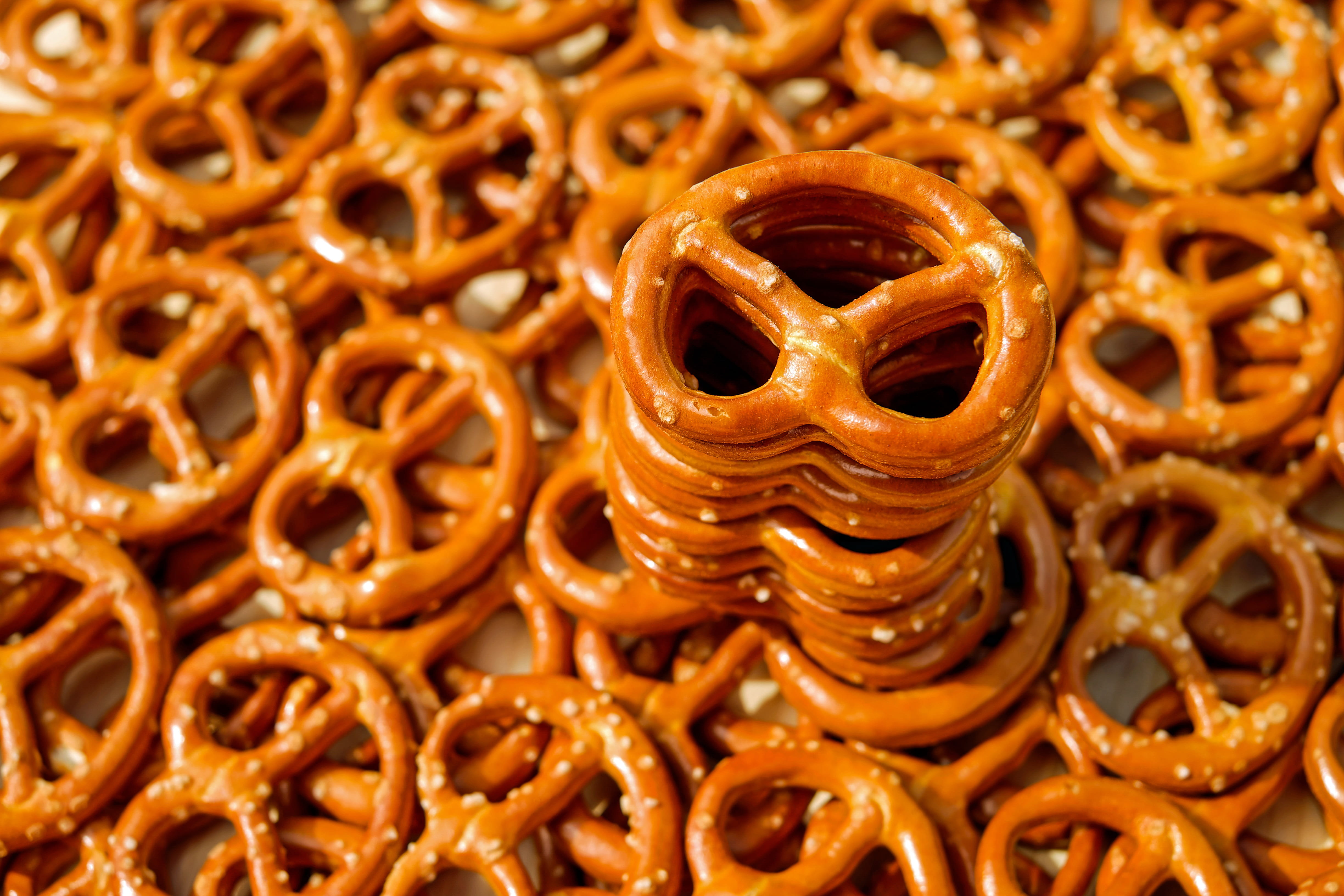 chocolate, large group of objects, no people, delicious, sweet food, pritzels, benefit from, pretzel, shape, indulgence, still life, high angle view, full frame, HD Wallpaper