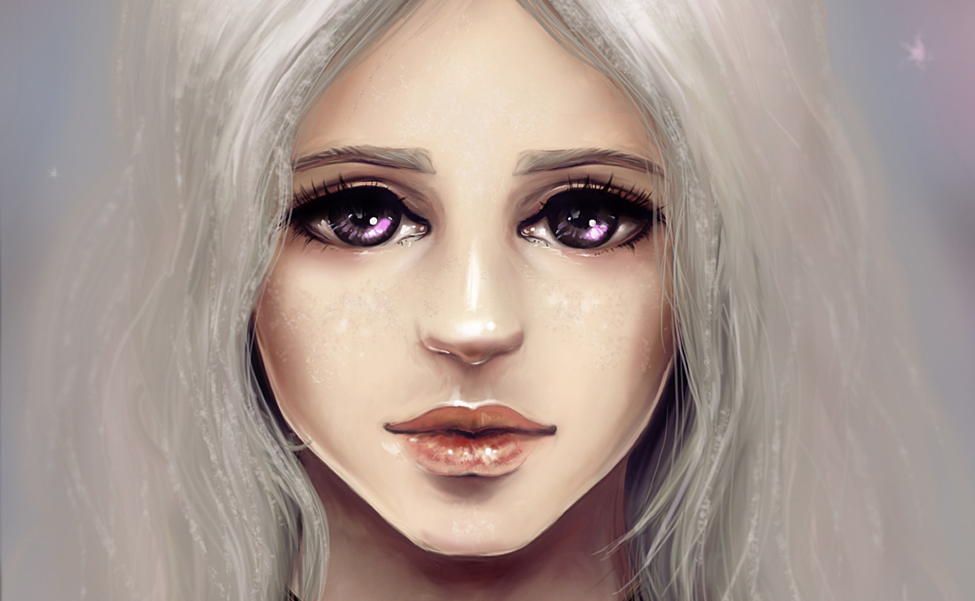 fan art, 1080P, A song of ice and fire, girl, violet eyes, Daenerys, Targaryen, HD Wallpaper