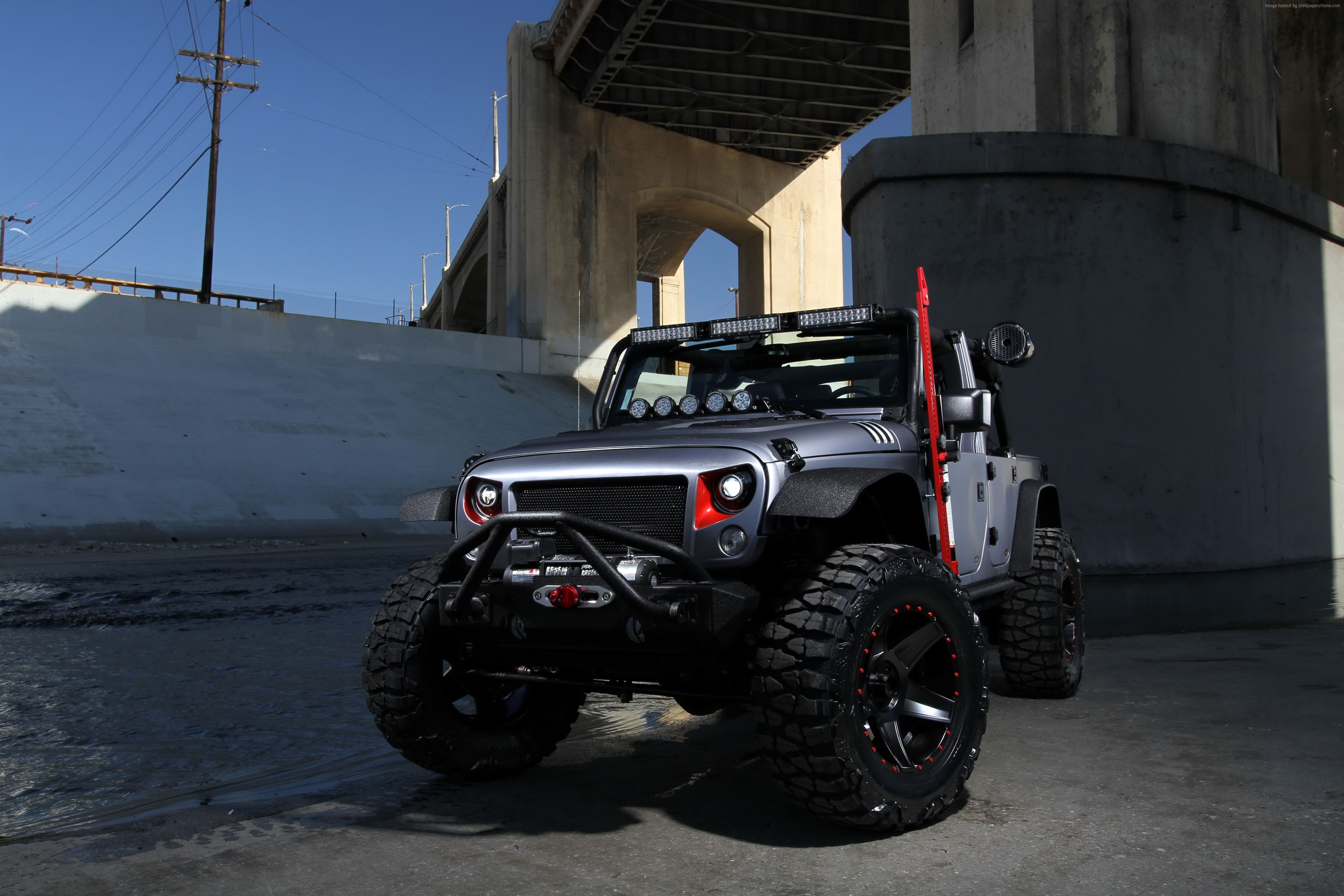 Jeep wrangler, 4K, SEMA 2016, HD Wallpaper