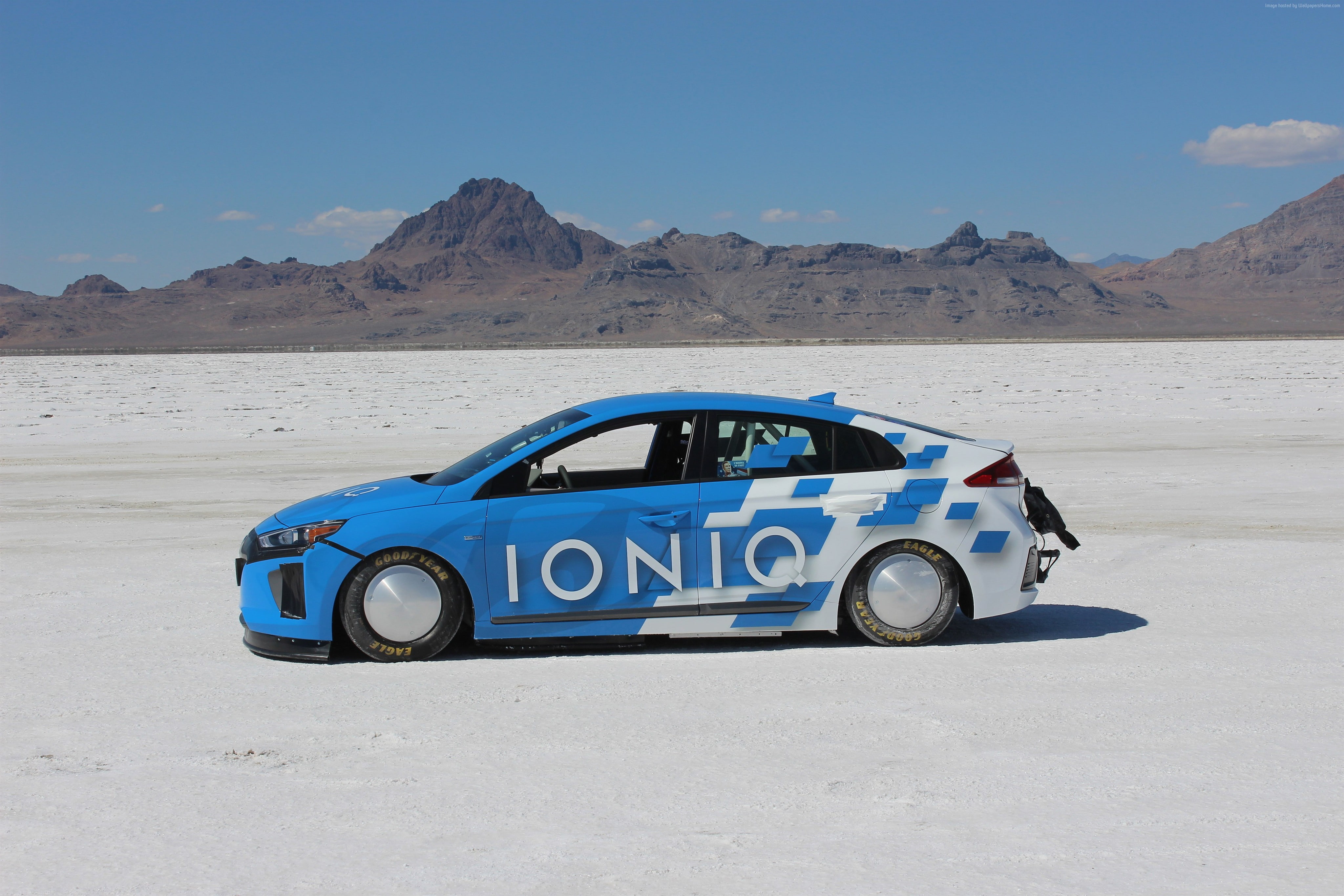 4K, Hyundai IONIQ, SEMA 2016, hybrid, HD Wallpaper