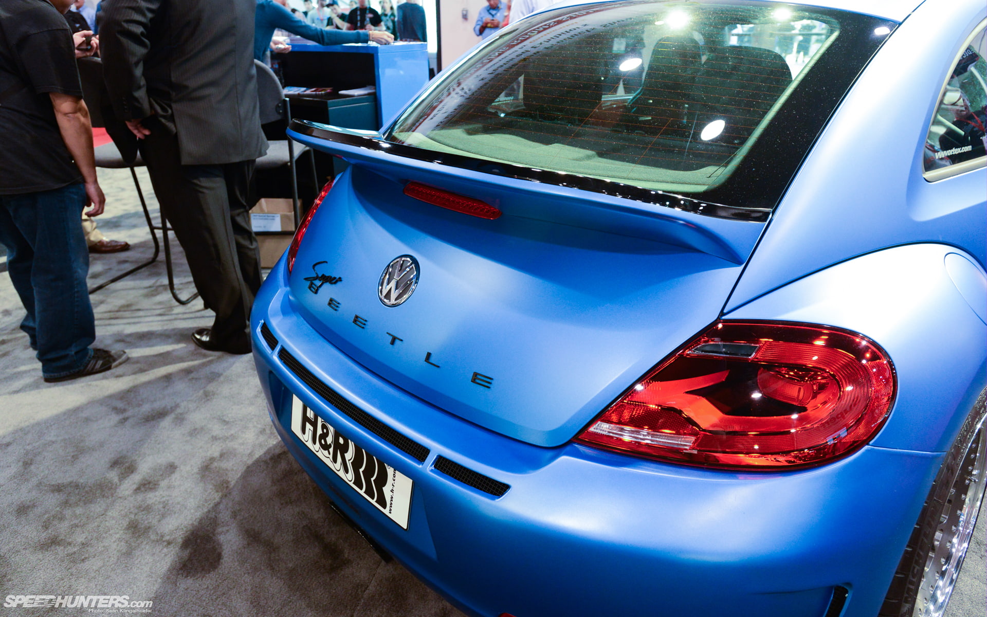 sema, volkswagen, new, beetle, 1080P, cars, blue, hd, HD Wallpaper
