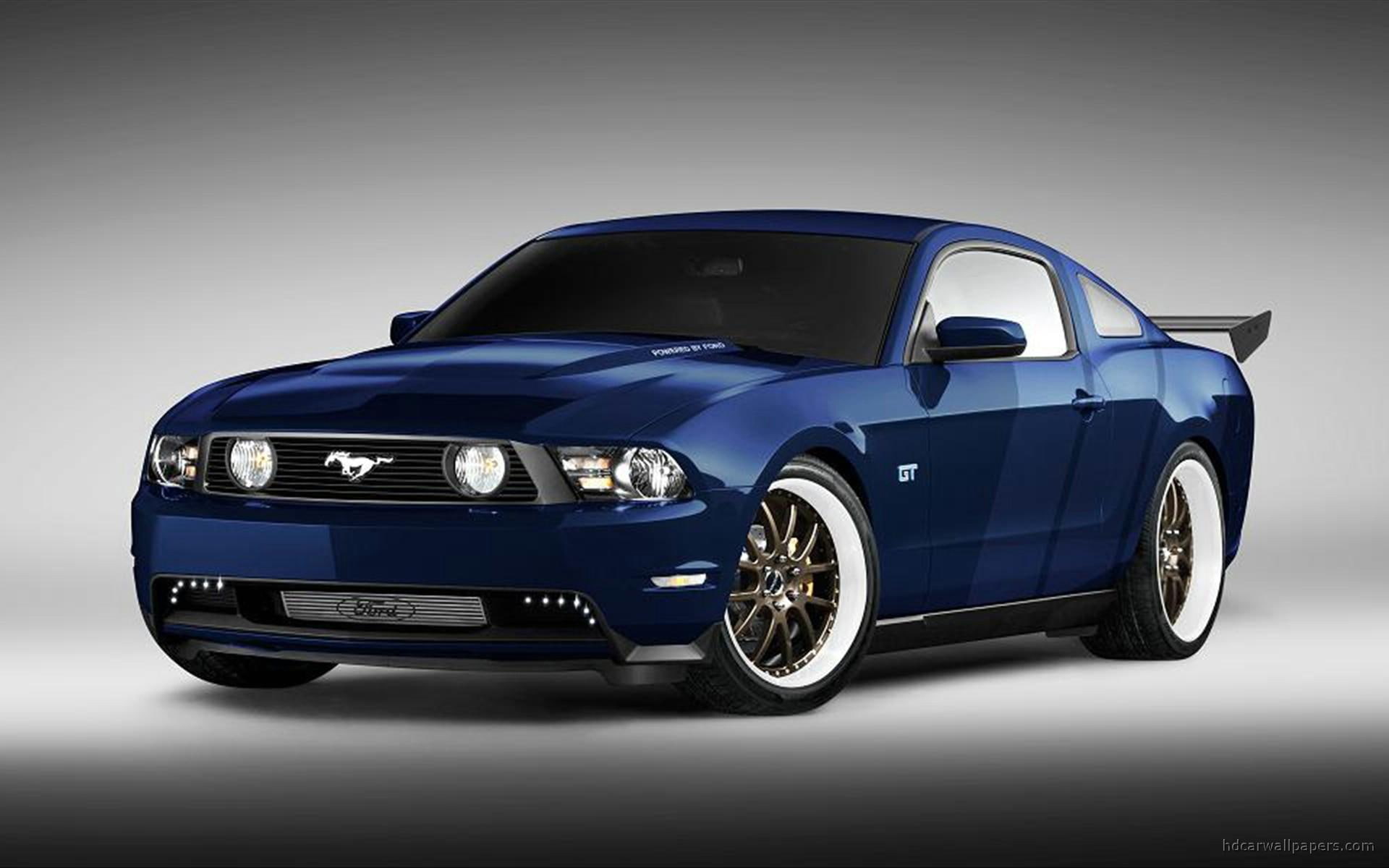 2010, sema, mustang, 2009, ford, blue, 1080P, HD Wallpaper