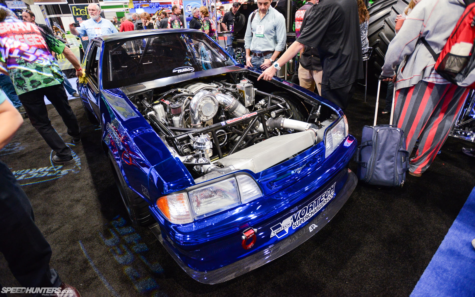 engine, mustang, cars, turbo, sema, 1080P, hd, ford, HD Wallpaper