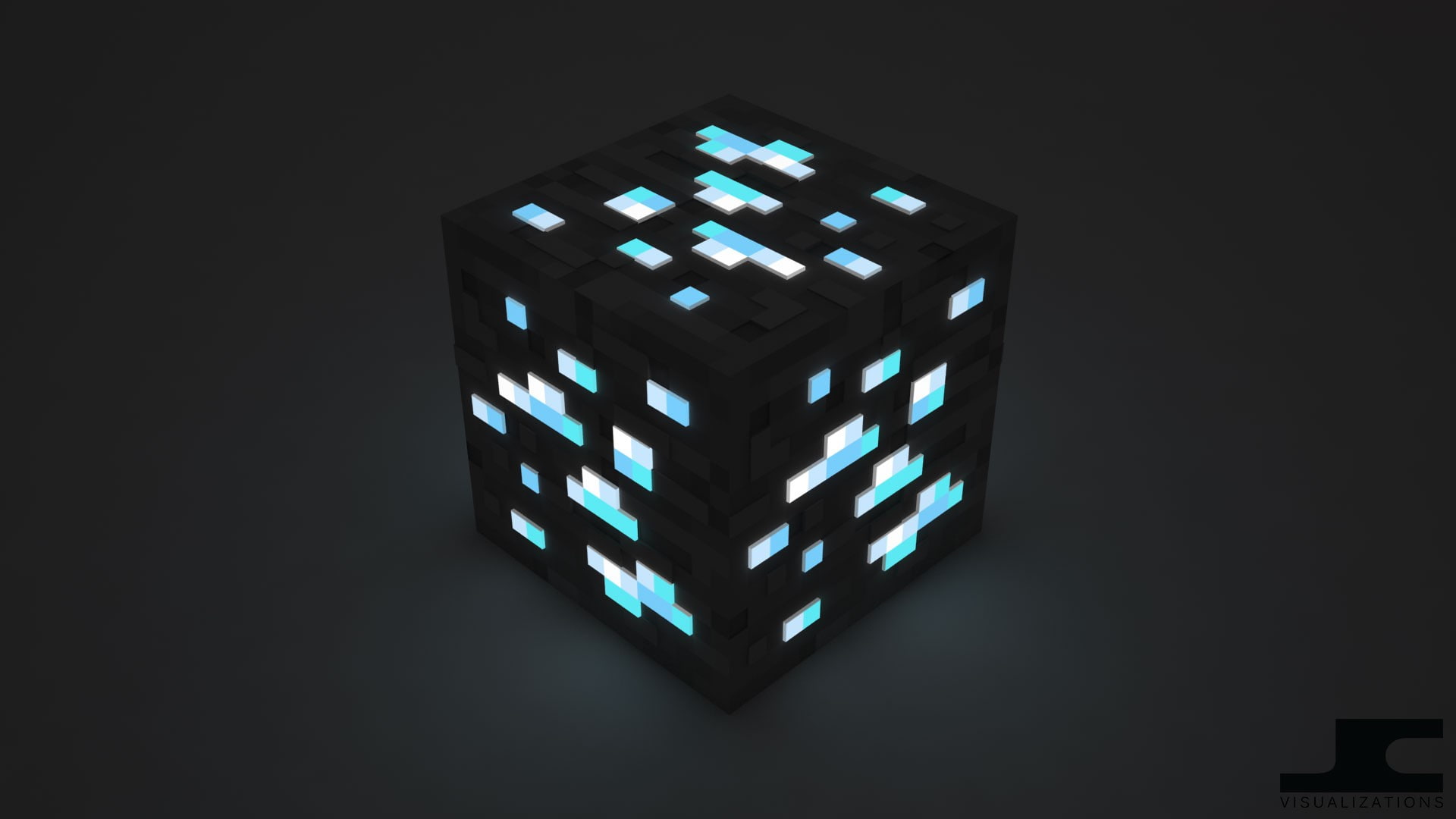 1080P, Minecraft, video games, cube, HD Wallpaper