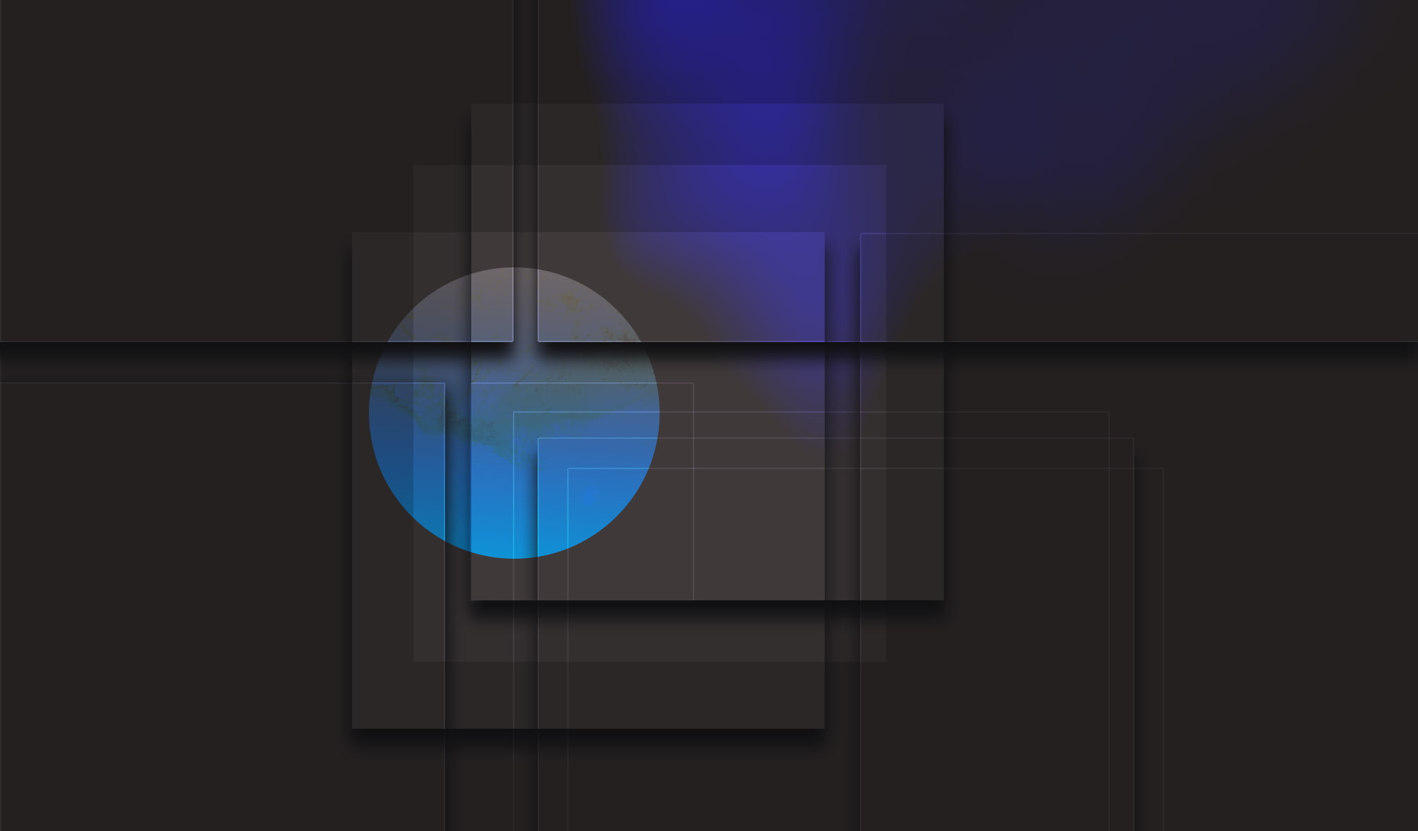illuminated, night, building, built structure, light - natural phenomenon, indoors, shape, glass - material, 1080P, geometry, glowing, square, architecture, HD Wallpaper