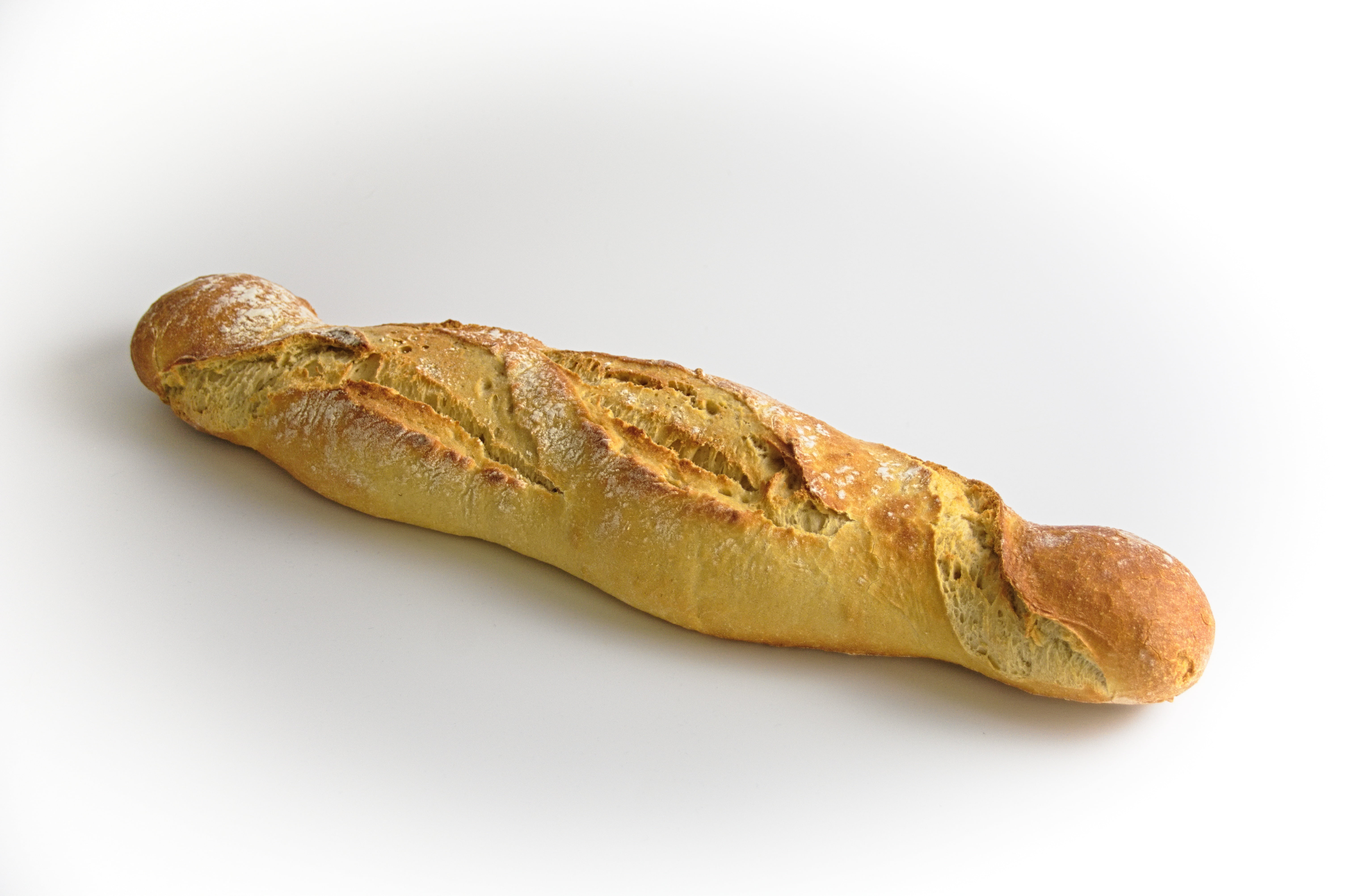 baguette, loaf of bread, healthy eating, baked, indoors, cut out, food and drink, luxury, power, white background, snack, single object, wine, french, no people, HD Wallpaper