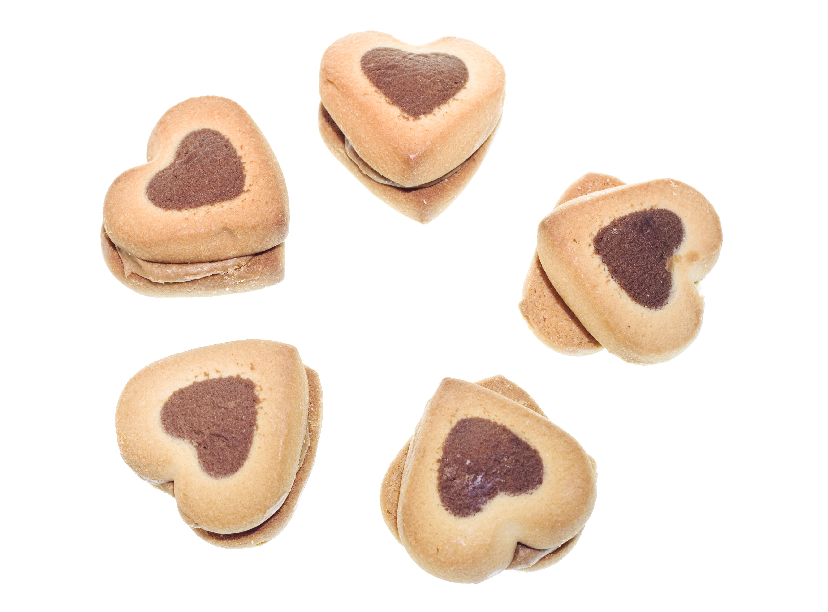 stack, heart shape, temptation, sweet, white background, cut out, eating, nibble, indoors, greedy, nobody, delicious, snack, group of objects, pile, positive emotion, HD Wallpaper